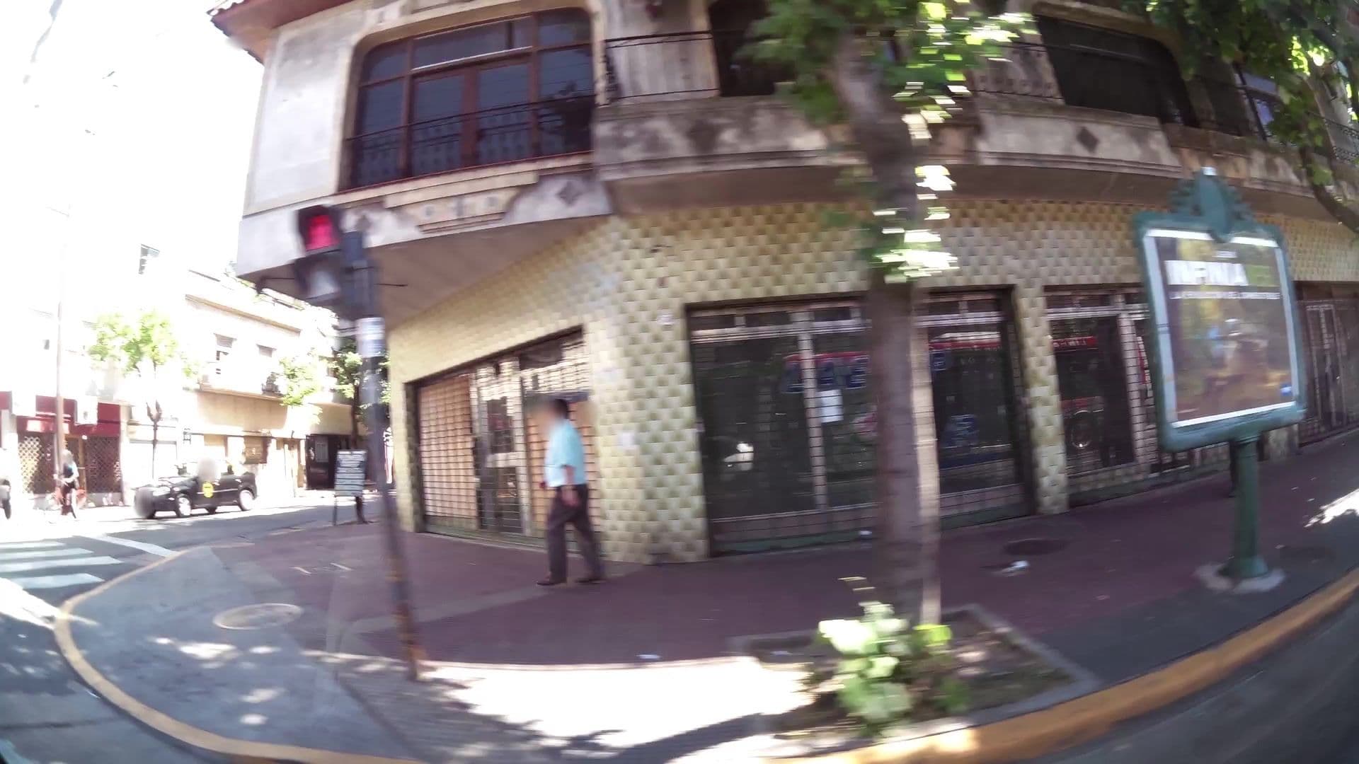 Street view near Hotel Alba, Buenos Aires