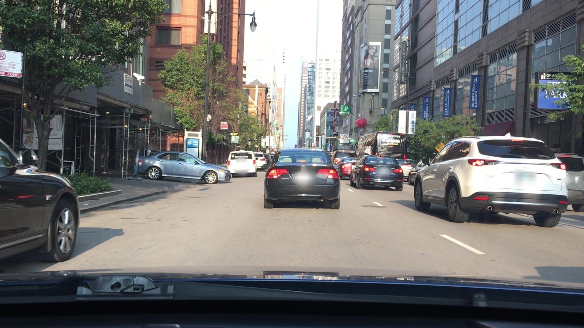 Street view near Hotel Vargas, Chicago Loop — © lvl5 (CC BY-SA · Mapillary)
