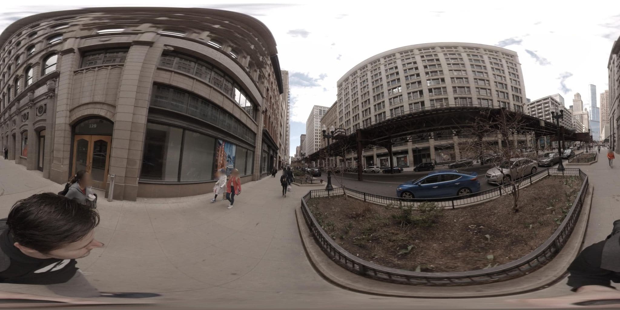 Street view near Kapua Suite, Chicago Loop — © lucasmckenna (CC BY-SA · Mapillary)