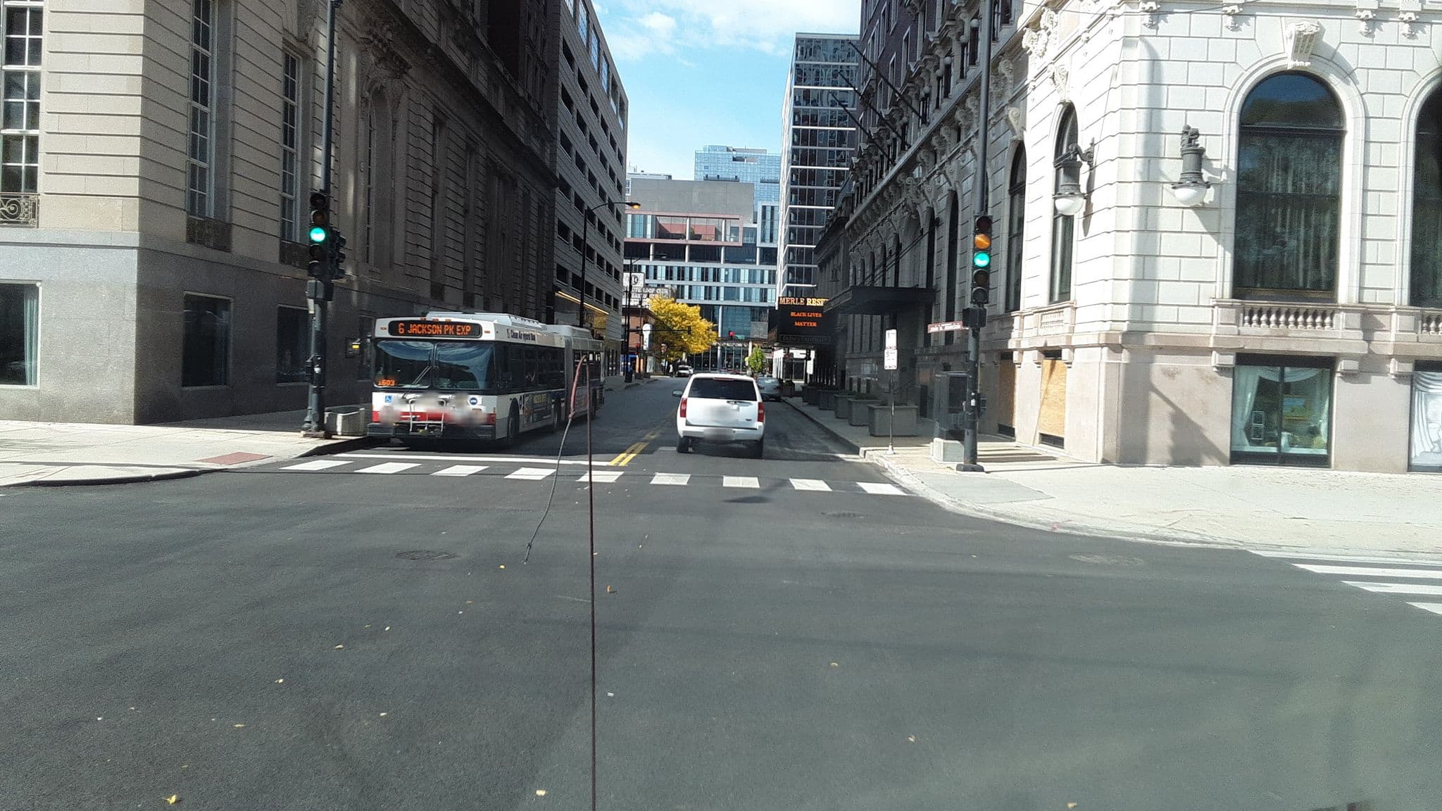 Street view near Forrester Leadership Boards - Interactive Marketing, Chicago Loop — © jbthemilker (CC BY-SA · Mapillary)