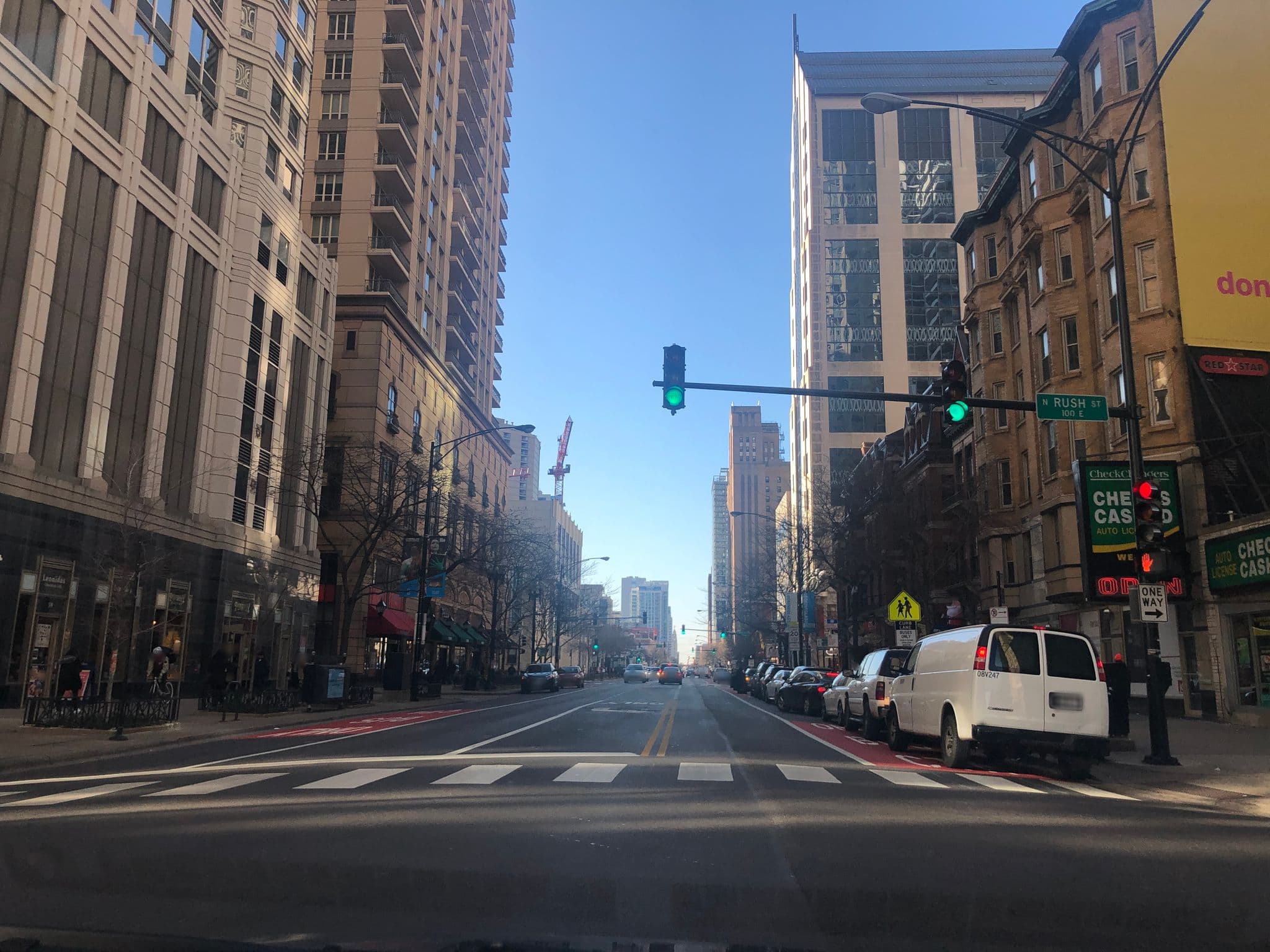 Street view near Pool @ Park Hyatt, Near North Side — © glendachagas (CC BY-SA · Mapillary)