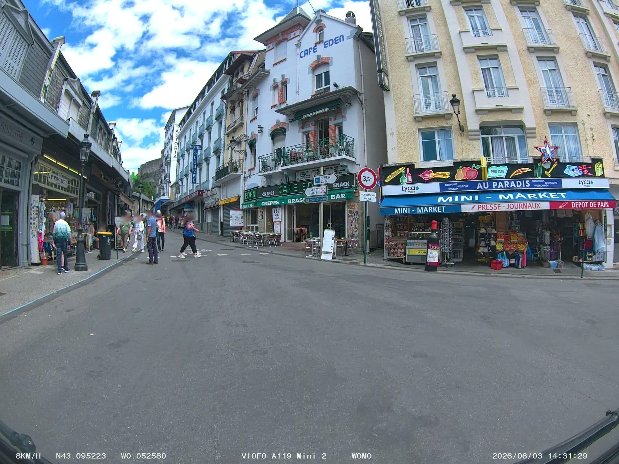 Street view near Antipodes & Residences Le St. Jean, Lourdes — © soulcover (CC BY-SA · Mapillary)