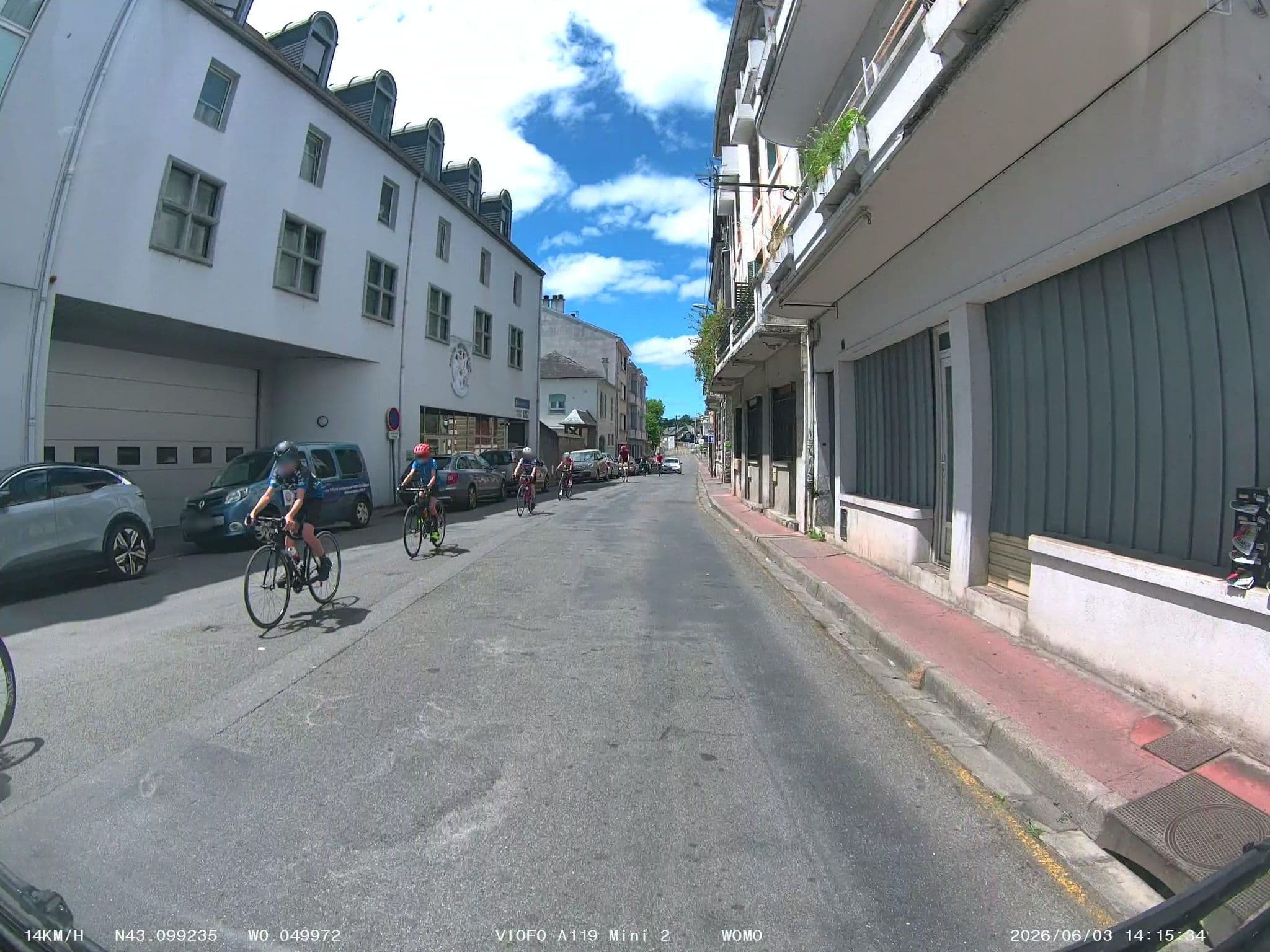 Street view near Hôtel Maris Stella, Lourdes