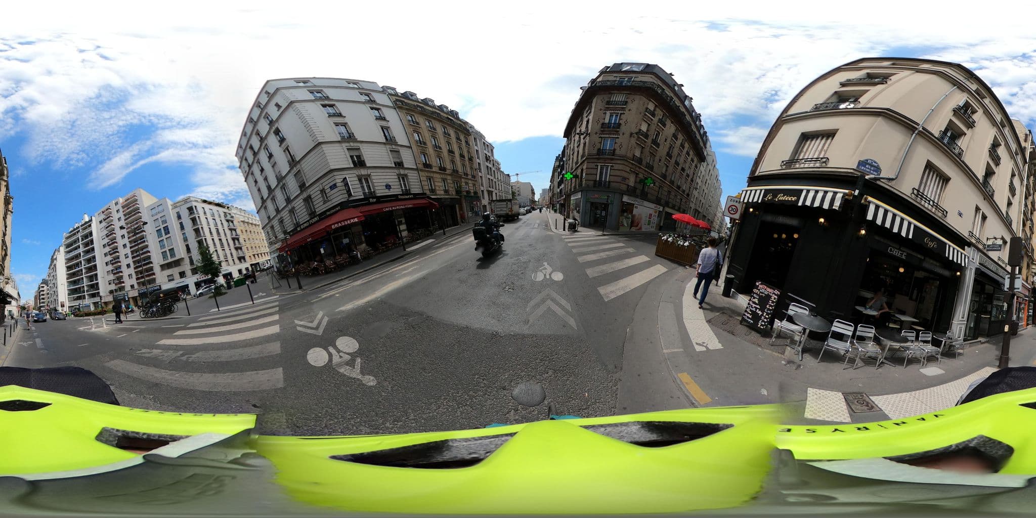 Street view near Hôtel de la Paix, Paris 15 Vaugirard — © Stefdegreef (CC BY-SA · Mapillary)