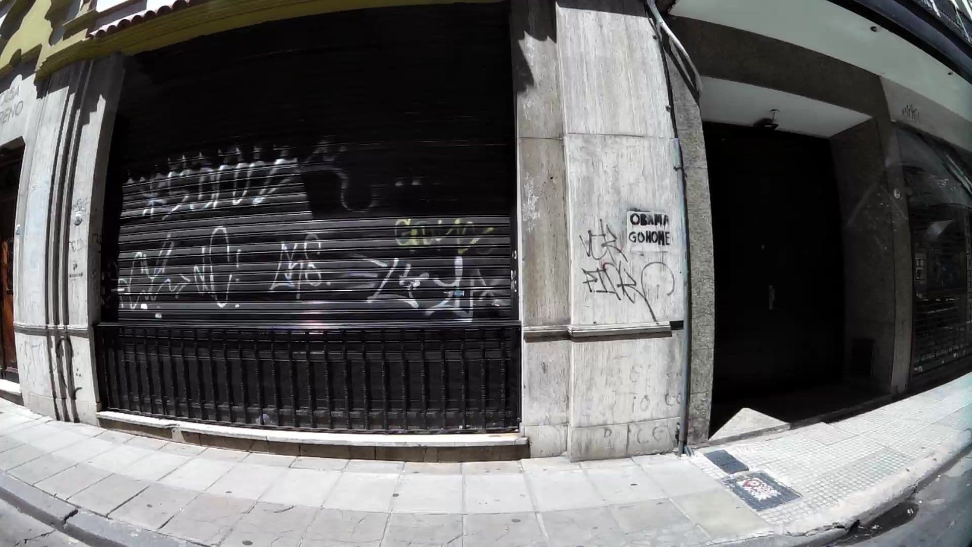 Street view near Hotel City Baires, Buenos Aires
