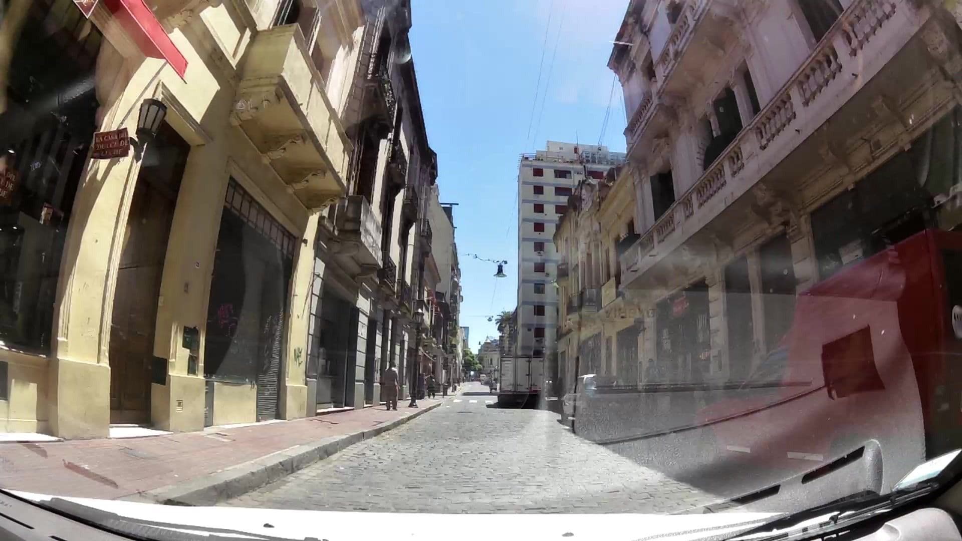 Street view near Youth Hostel, Buenos Aires