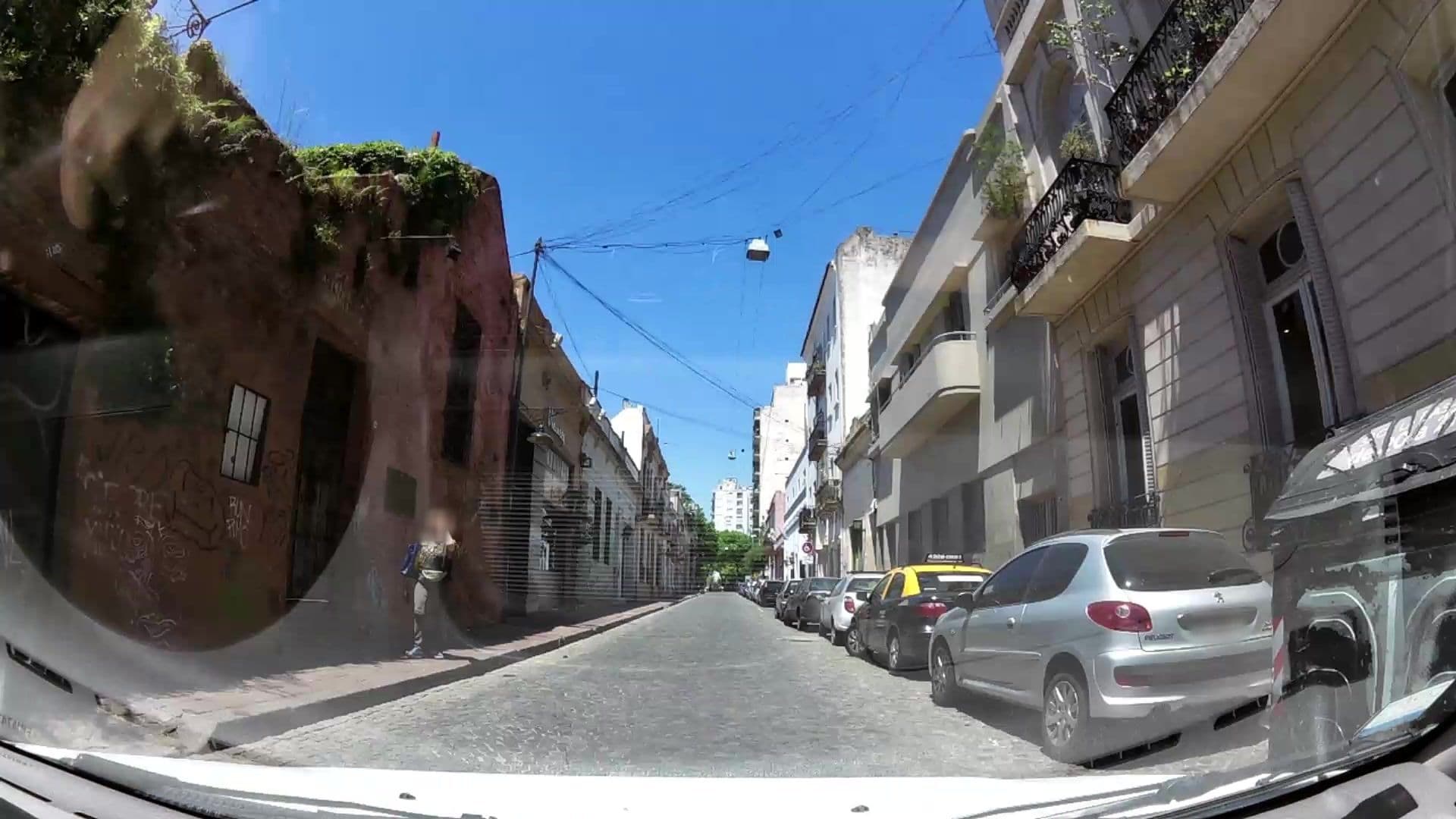Street view near Vacances Hotel, Buenos Aires