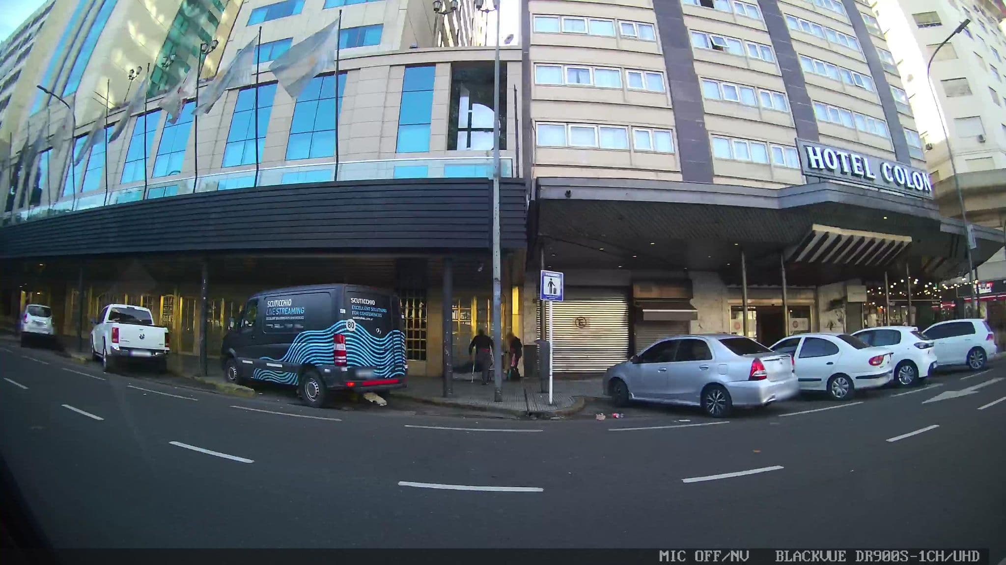 Street view near Buenos Aires Marriott, Buenos Aires