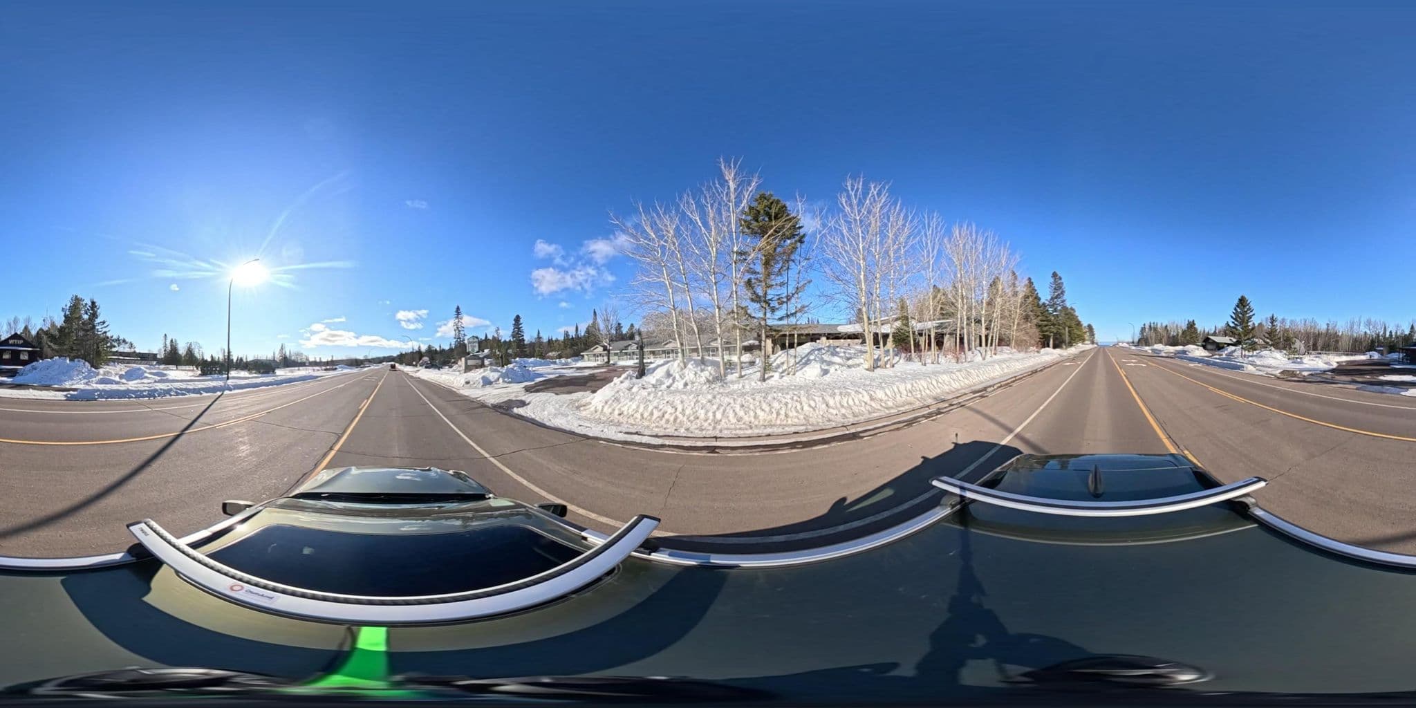 Street view near Gateway Lodge, Grand Marais — © cartographer (CC BY-SA · Mapillary)