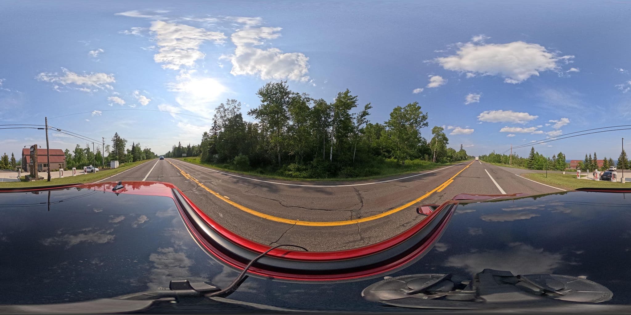 Street view near Surfside on Lake Superior, Silver Bay — © quickness805 (CC BY-SA · Mapillary)