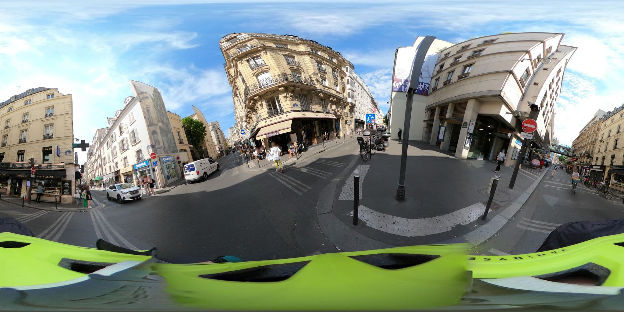 Street view near Prince Albert Opéra, Paris 09 Opéra — © Stefdegreef (CC BY-SA · Mapillary)