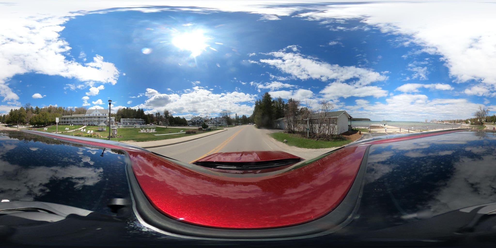 Street view near Evergreen Beachside Vacation Rentals, Menominee — © tonypd (CC BY-SA · Mapillary)