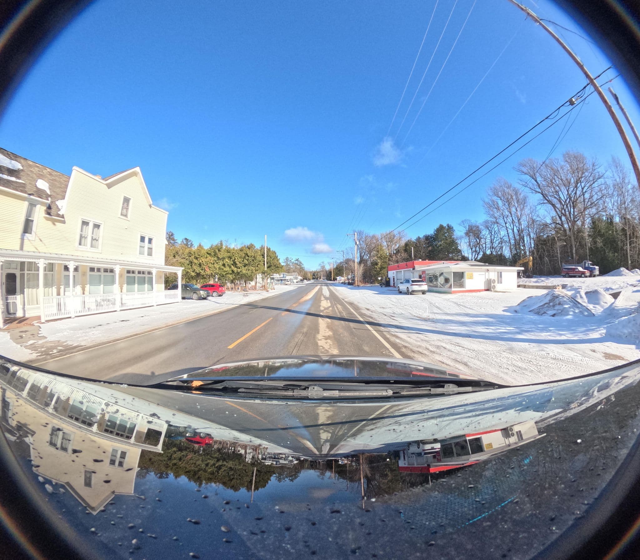 Street view near The Lodge at Ellison Bay, Menominee — © theman (CC BY-SA · Mapillary)