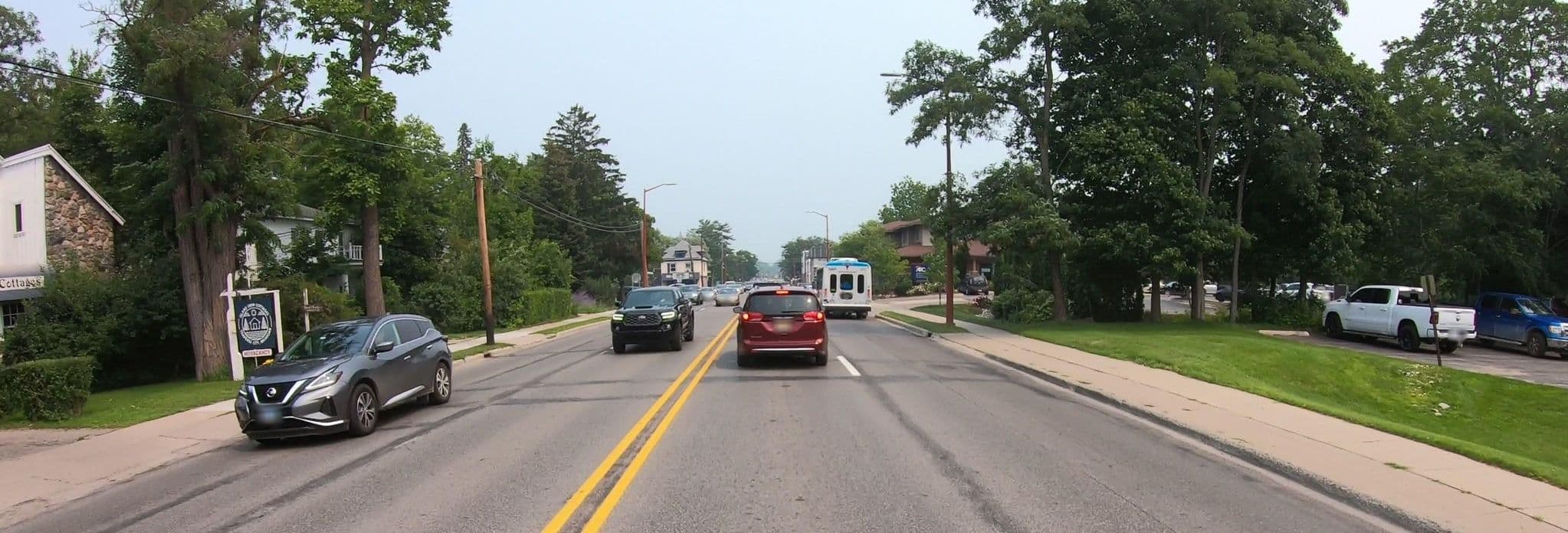 Street view near Island View Cottages, Traverse City — © networklanman (CC BY-SA · Mapillary)