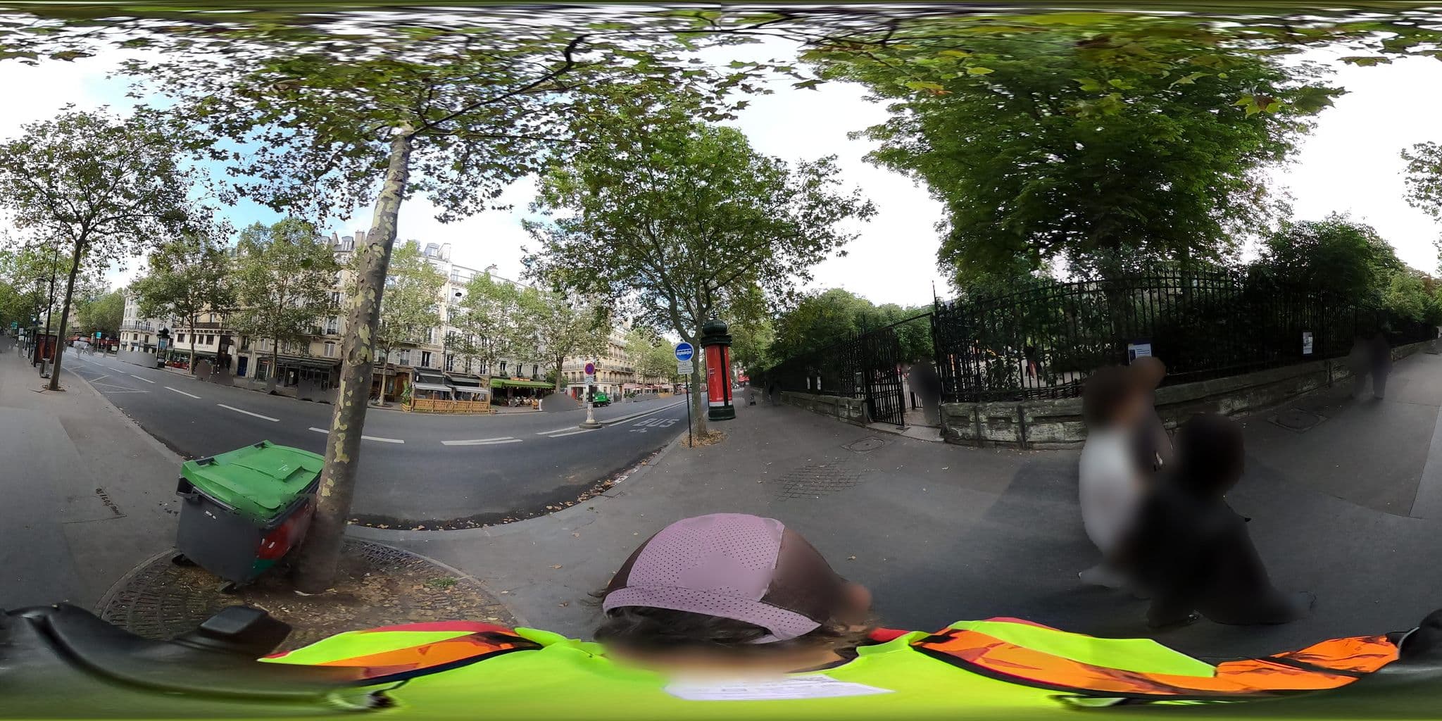 Street view near Le Saint-Germain, Paris — © cartocite (CC BY-SA · Mapillary)