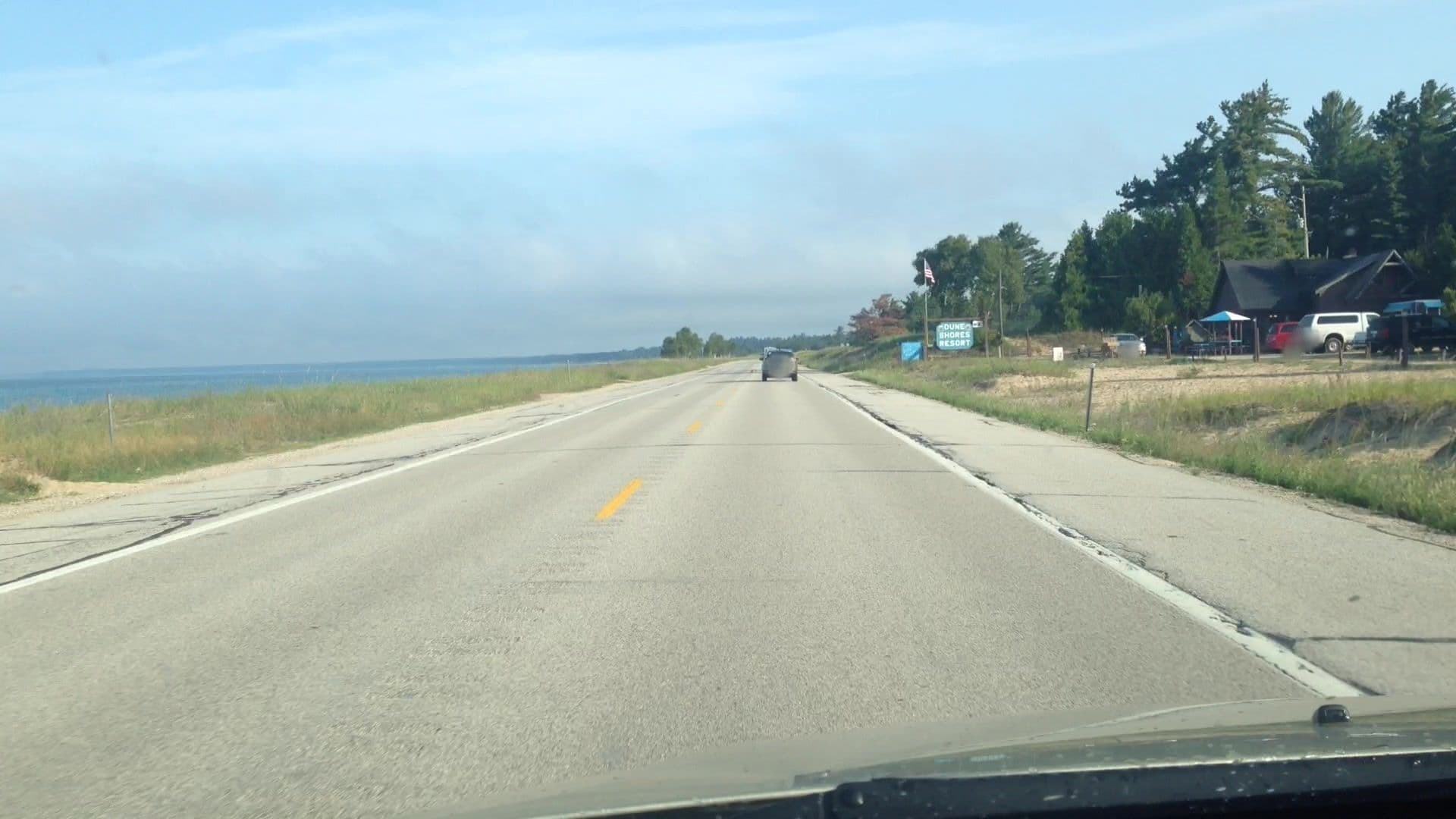 Street view near Dune Shores Resort, Saint Ignace — © lvl5 (CC BY-SA · Mapillary)