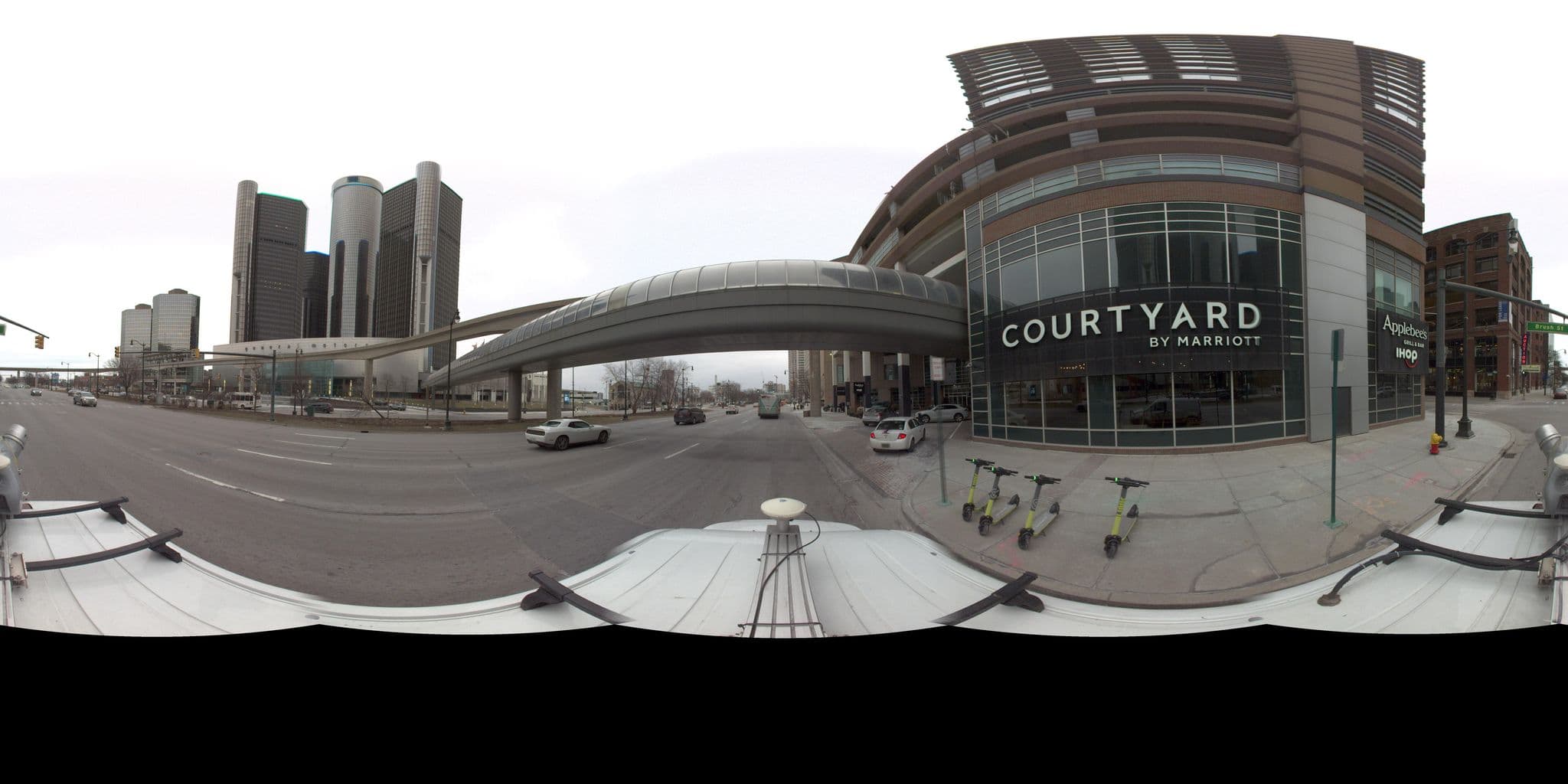 Street view near Courtyard Marriott Gym Downtown Detroit, Detroit — © codgis (CC BY-SA · Mapillary)