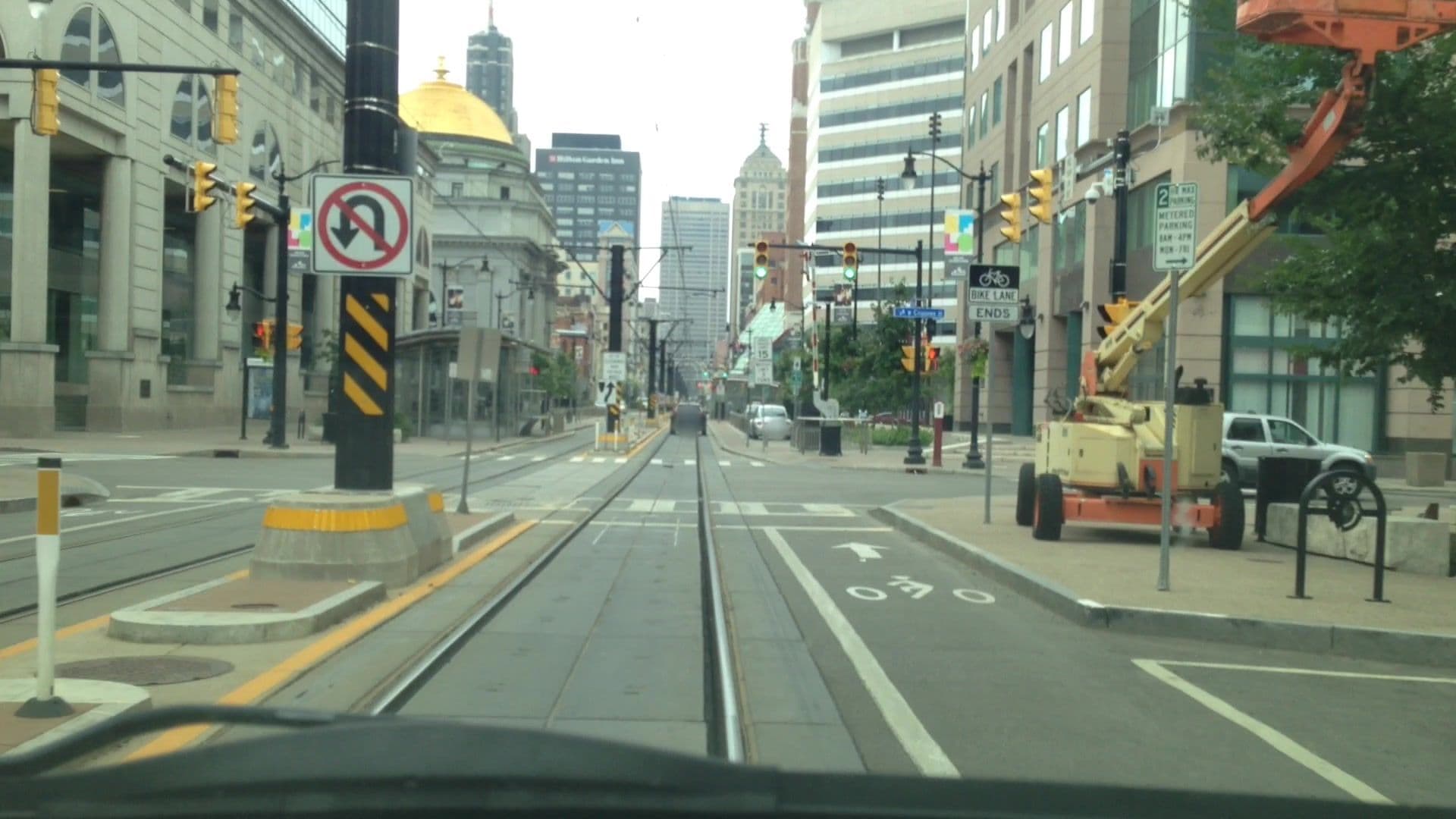 Street view near Comfort Suites Downtown, Buffalo — © lvl5 (CC BY-SA · Mapillary)
