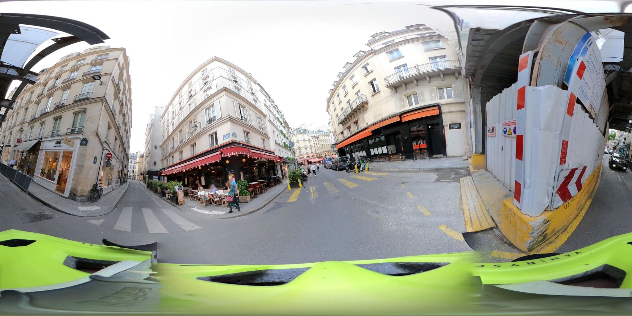 Street view near Hôtel La Louisiane, Paris 06 Luxembourg — © Stefdegreef (CC BY-SA · Mapillary)