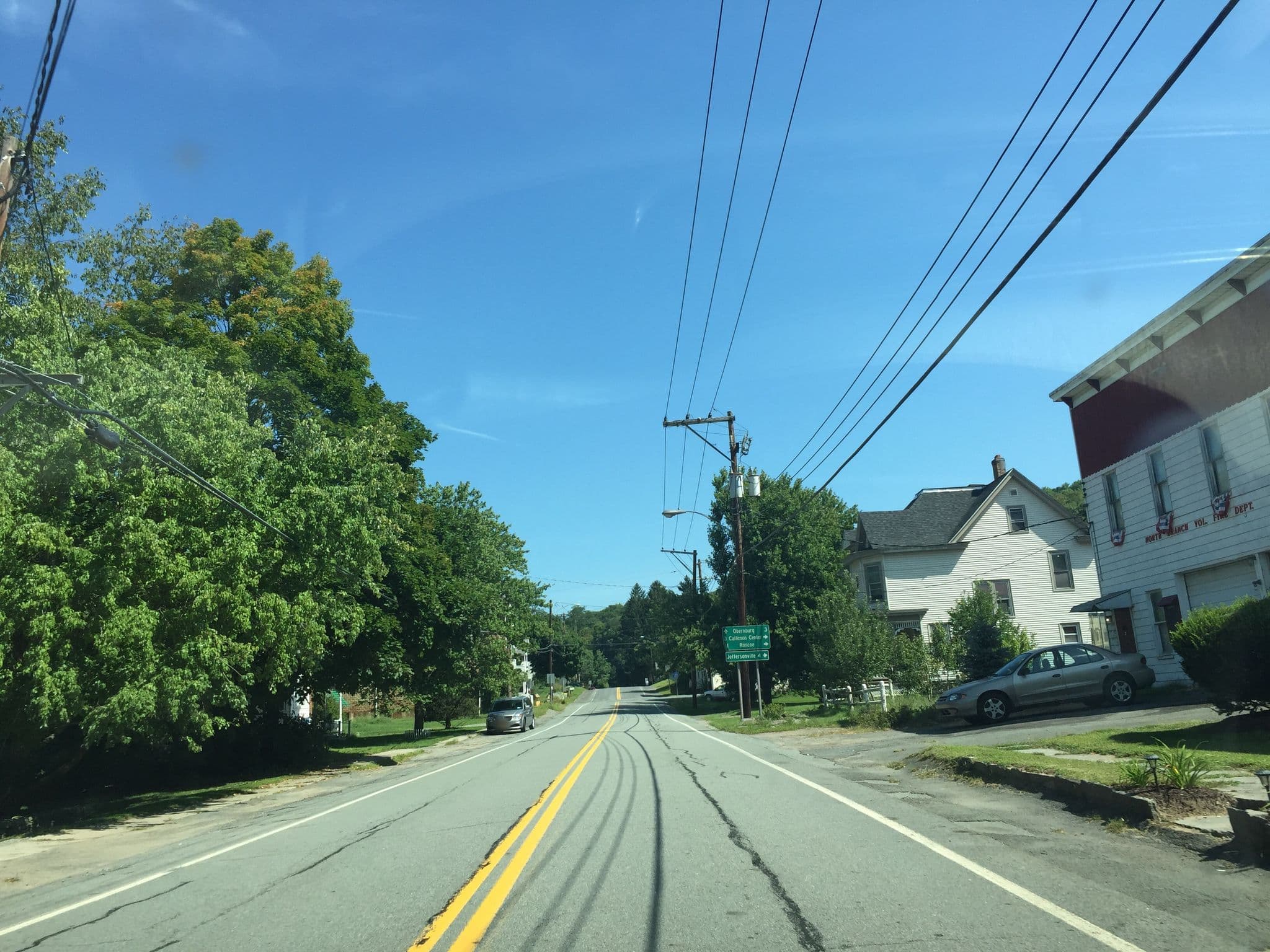 Street view near The North Branch Inn, Livingston Manor — © mdroads (CC BY-SA · Mapillary)