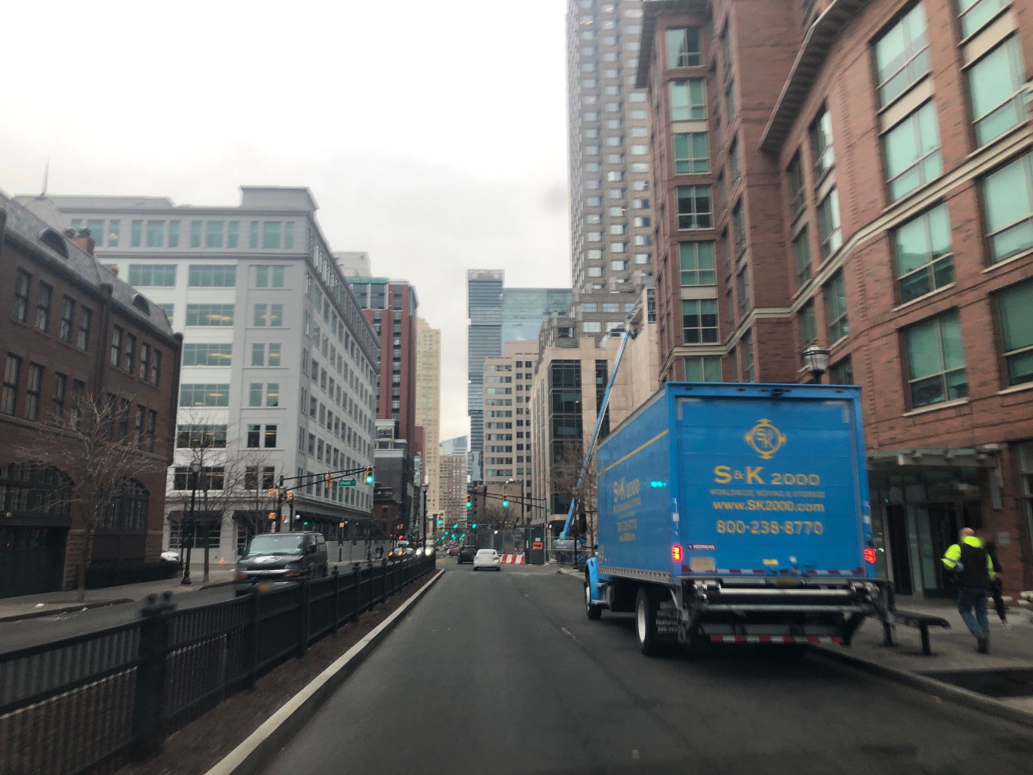 Street view near Dharma Home Suites JC at Paulus Hook, Battery Park City — © nykera96 (CC BY-SA · Mapillary)