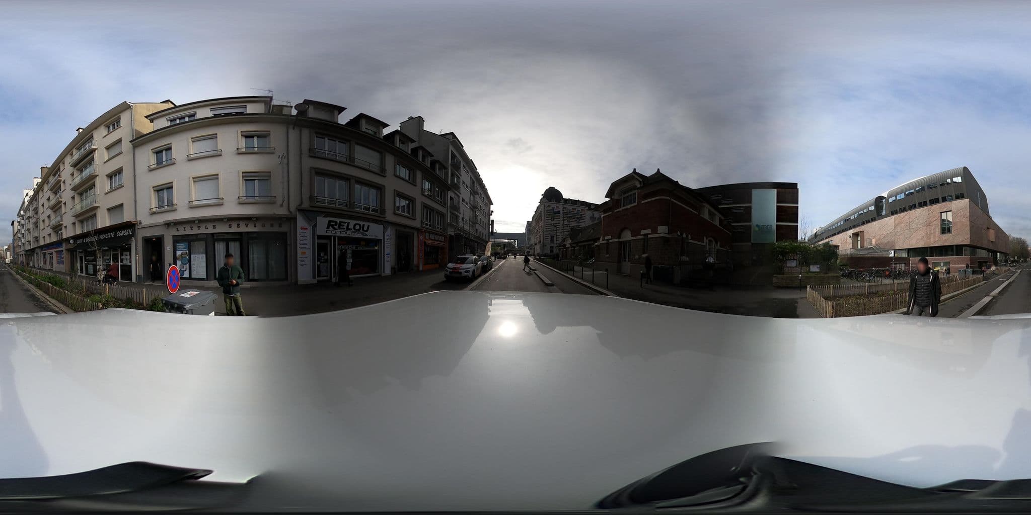 Street view near Little Sévigné, Rennes — © Caramel (CC BY-SA · Mapillary)