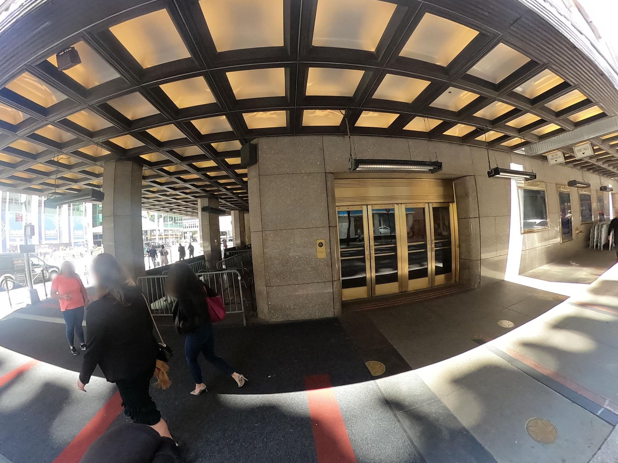 Street view near Square Hotel In Times Square, Times Square — © CartographDots (CC BY-SA · Mapillary)