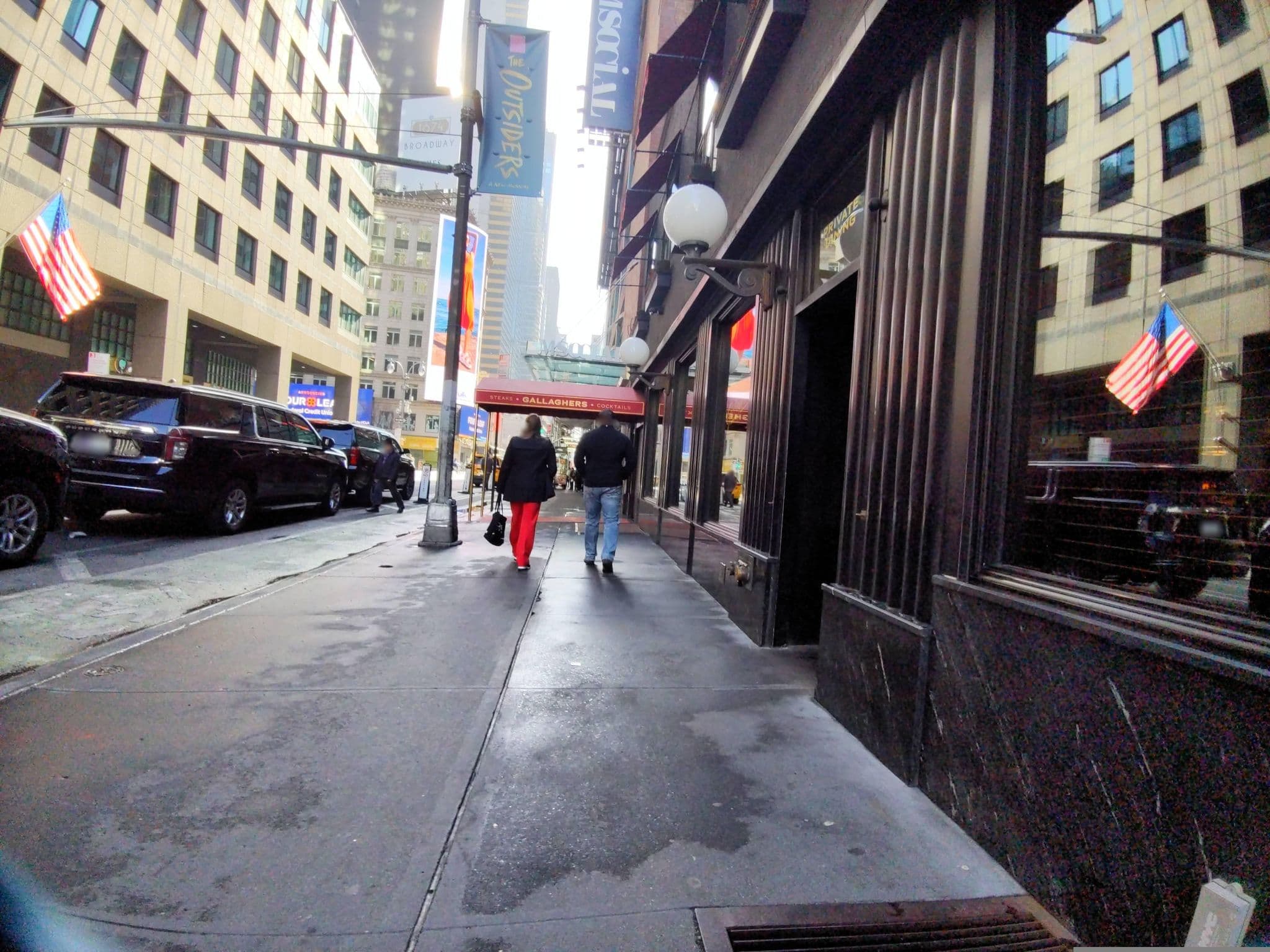 Street view near The Manhatten Room #1823, Hell's Kitchen — © iragersh (CC BY-SA · Mapillary)