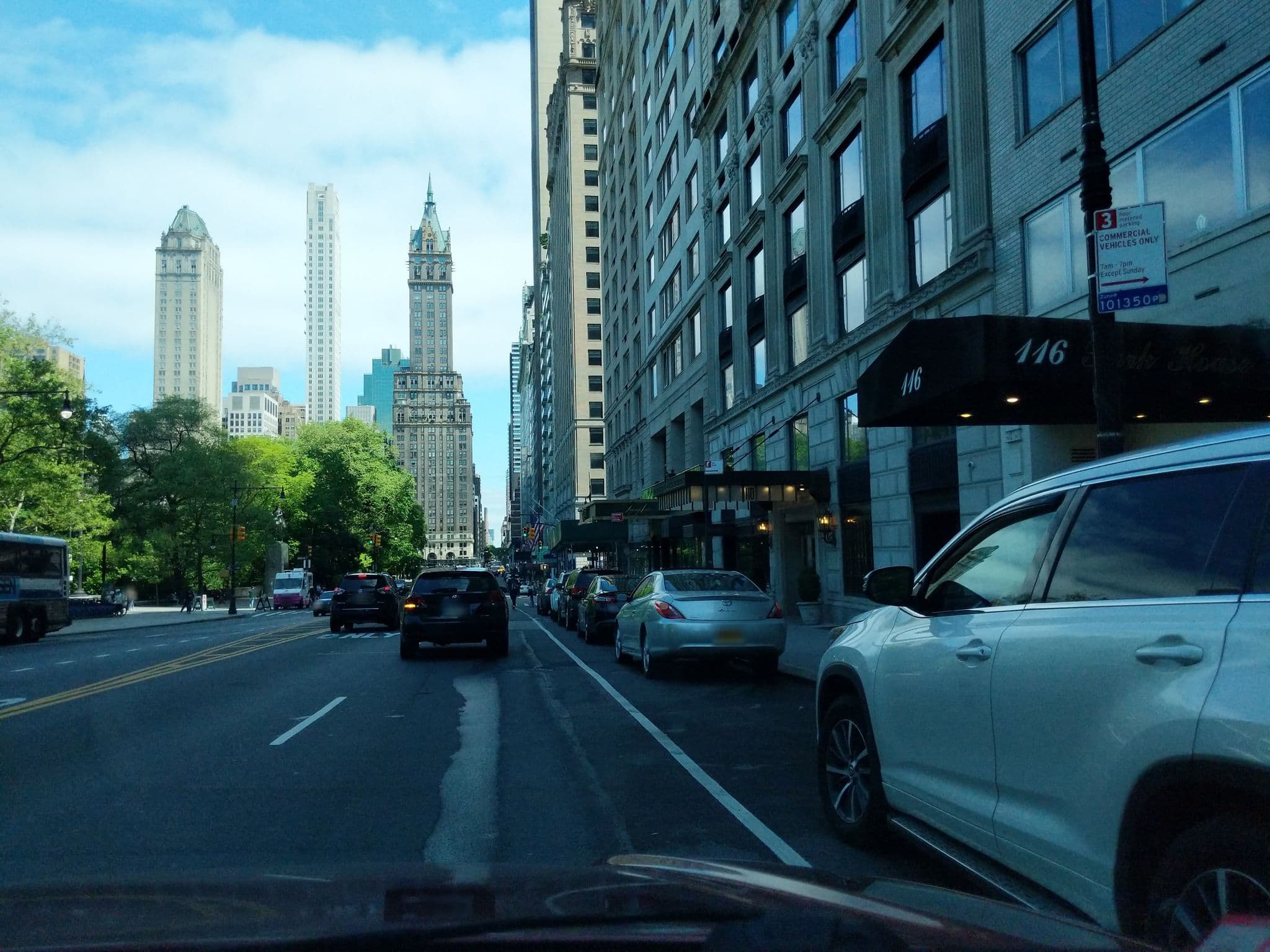Street view near Inter-Continental Central Park South New York, Hell's Kitchen — © tomjmat (CC BY-SA · Mapillary)