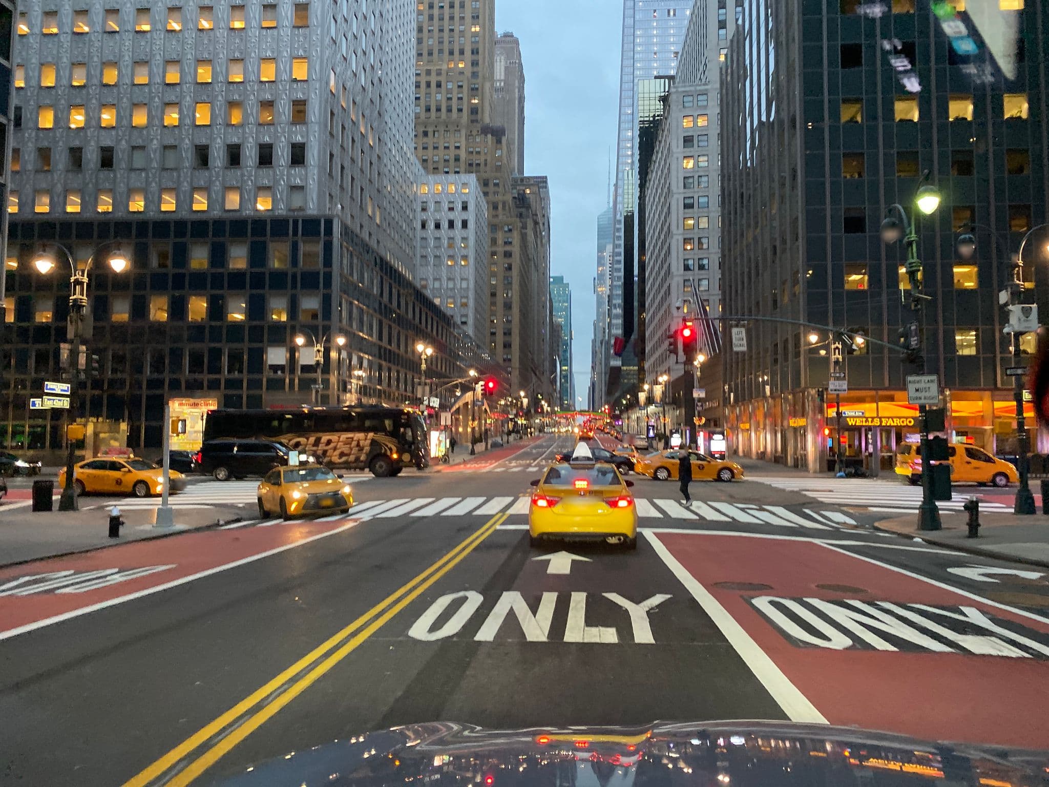 Street view near The New York Helmsley Hotel, Times Square — © smartmaper (CC BY-SA · Mapillary)