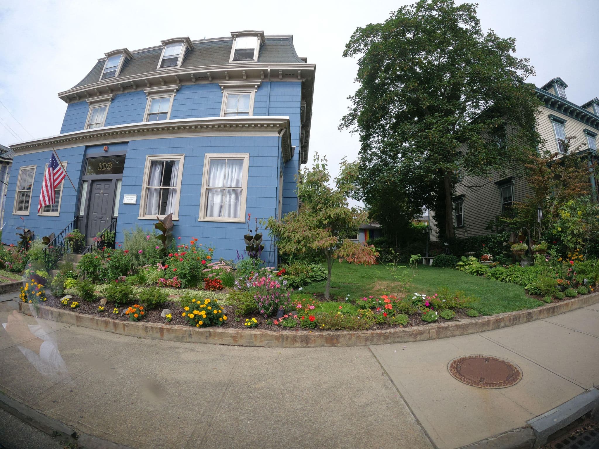 Street view near James Finch House, Newport — © roadgeek_md99 (CC BY-SA · Mapillary)