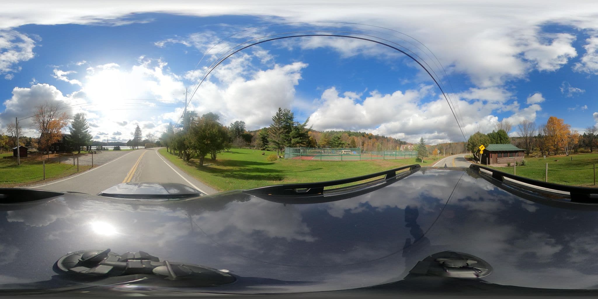 Street view near Twin Pines Resort & Vacation Rentals, Queensbury — © giblet (CC BY-SA · Mapillary)