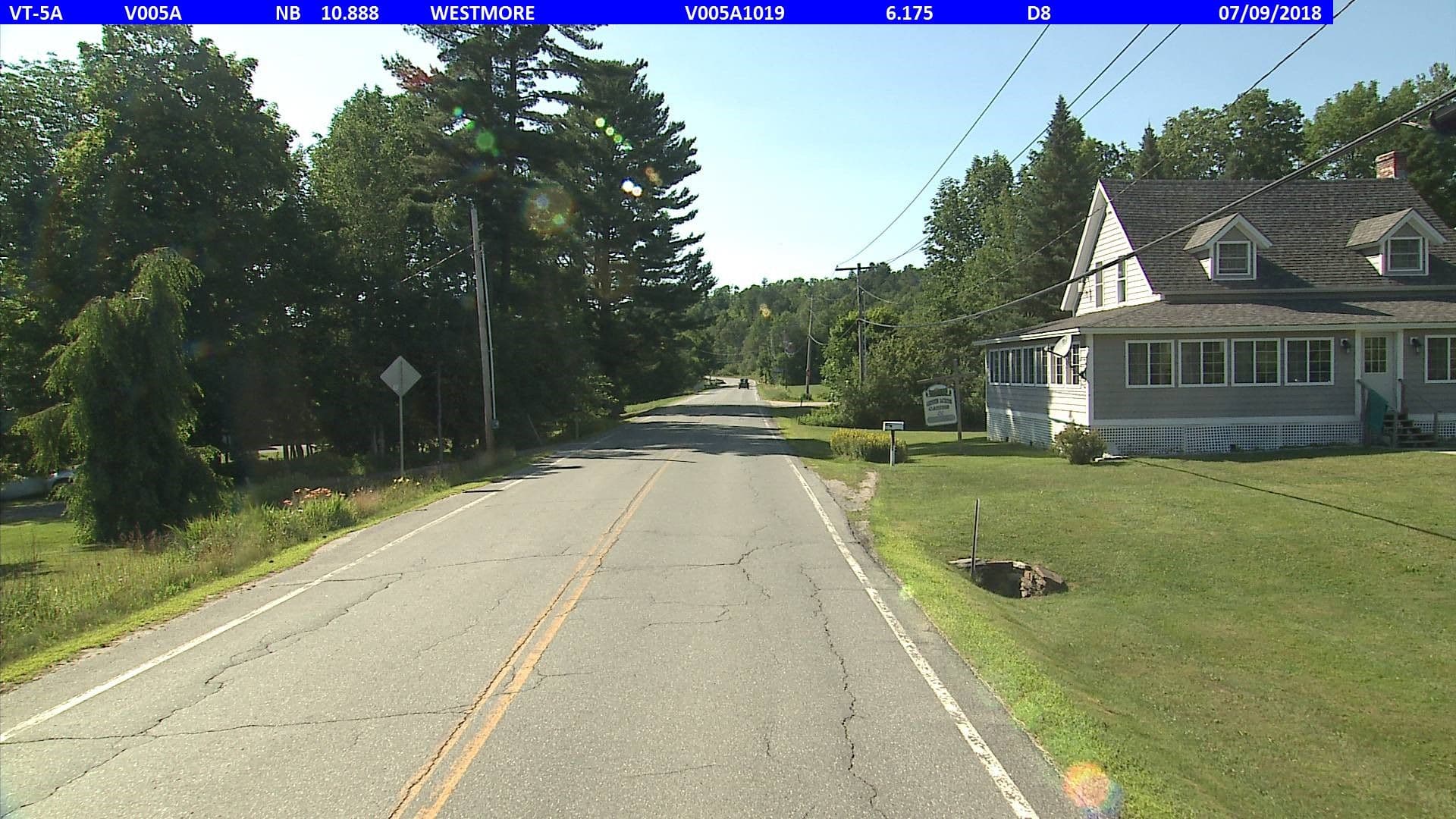 Street view near Green Acres Cabins, Lyndonville — © vtrans_row (CC BY-SA · Mapillary)