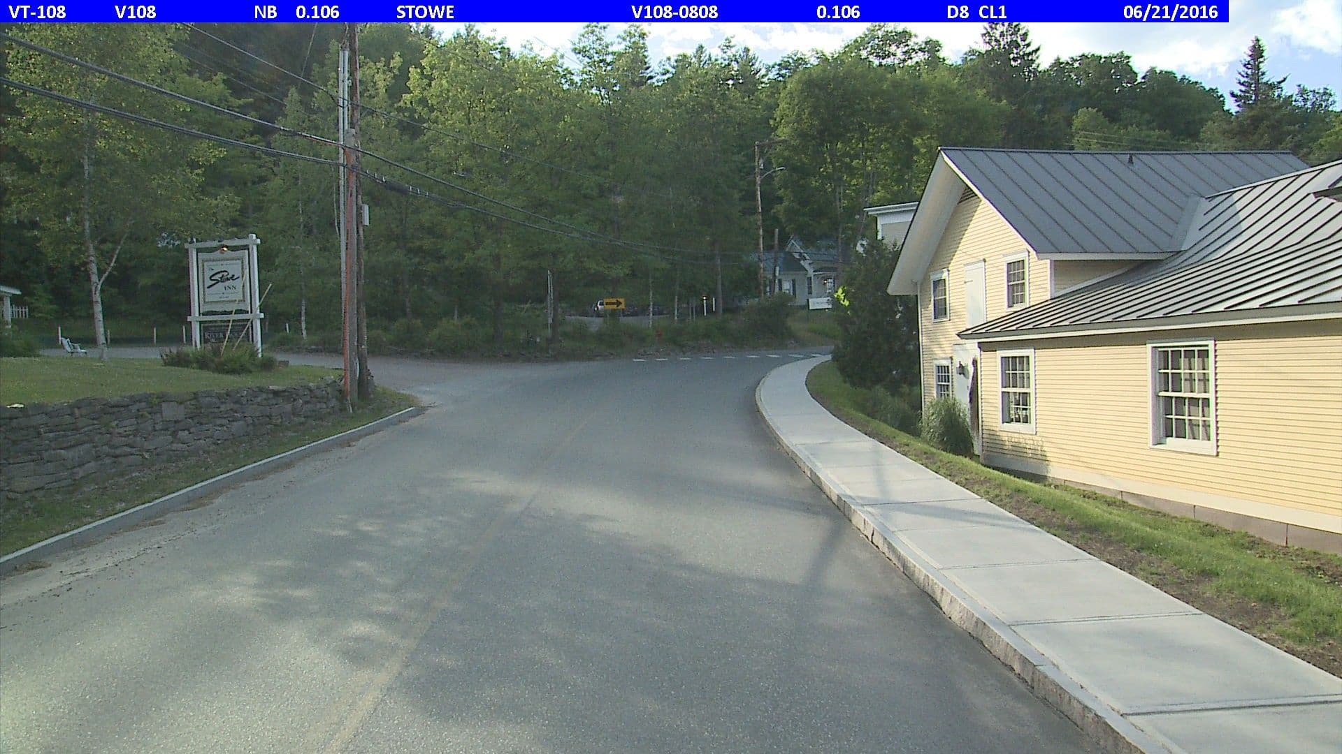 Street view near Stowe Inn, Stowe — © vtrans_row (CC BY-SA · Mapillary)