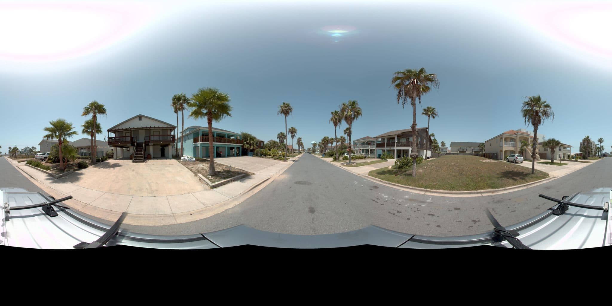 Street view near Dream Catcher Beach House, South Padre Island — © rking (CC BY-SA · Mapillary)
