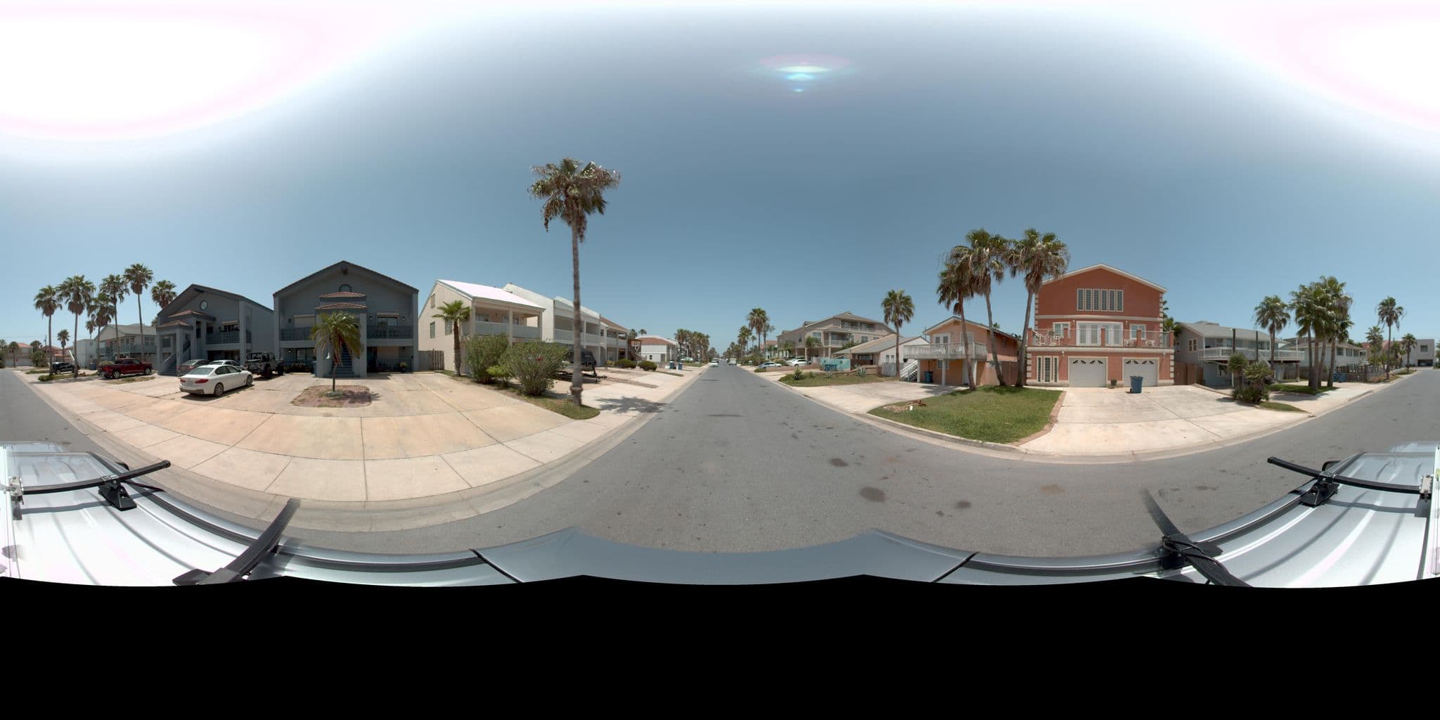 Street view near Oleander Beach Lodge, South Padre Island — © rking (CC BY-SA · Mapillary)