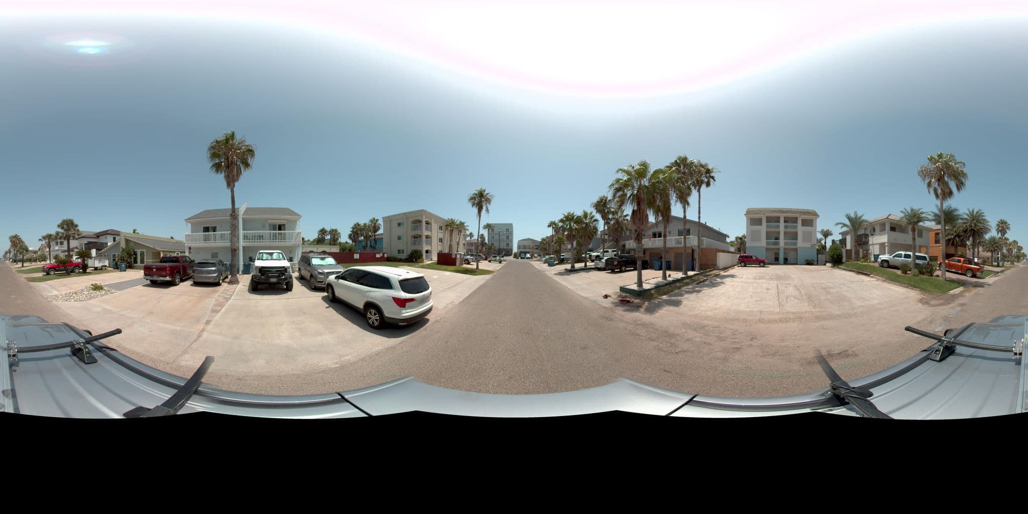Street view near Calm Sea Condos, South Padre Island — © rking (CC BY-SA · Mapillary)