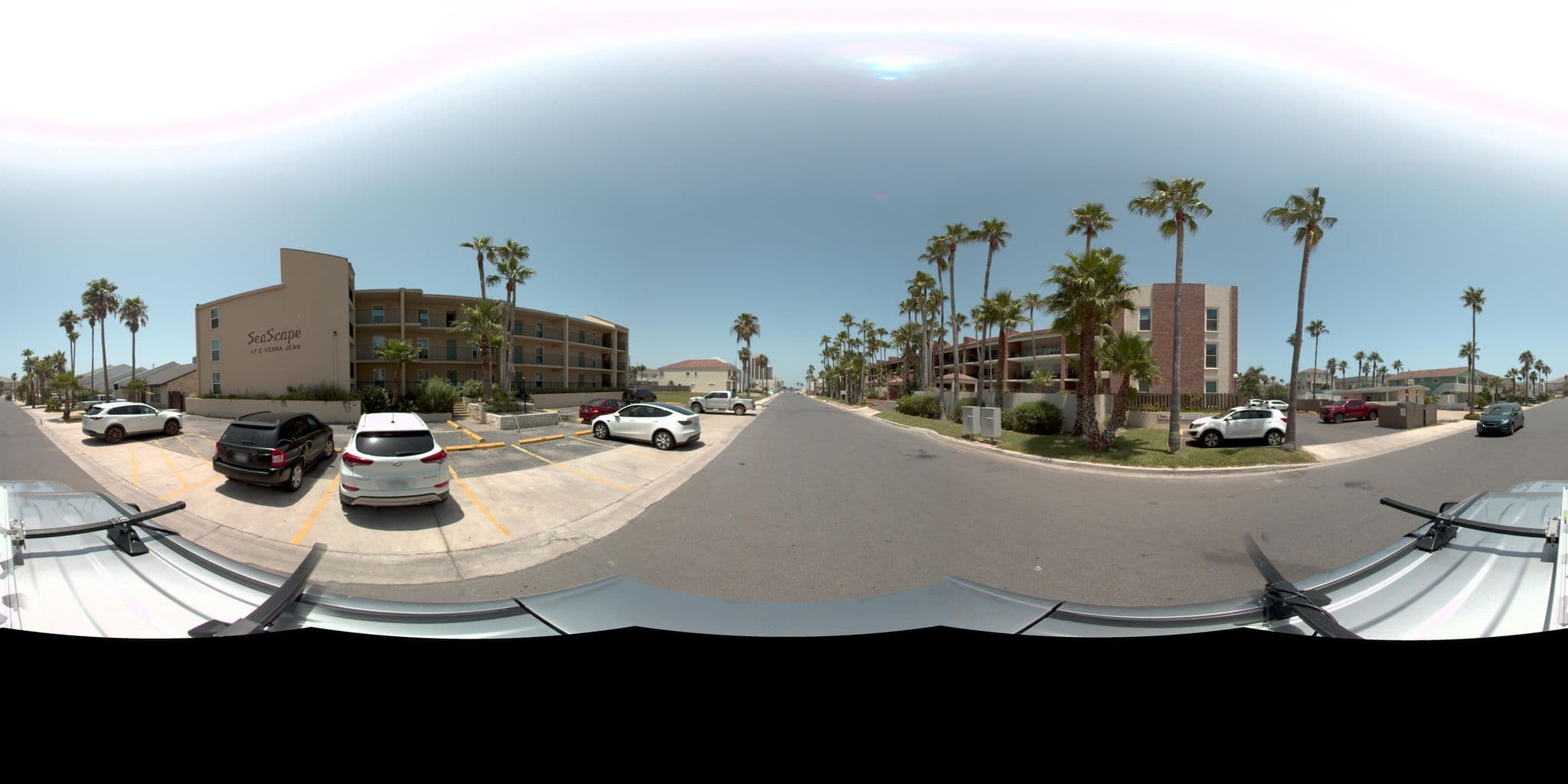 Street view near Seascape Condominiums, South Padre Island — © rking (CC BY-SA · Mapillary)
