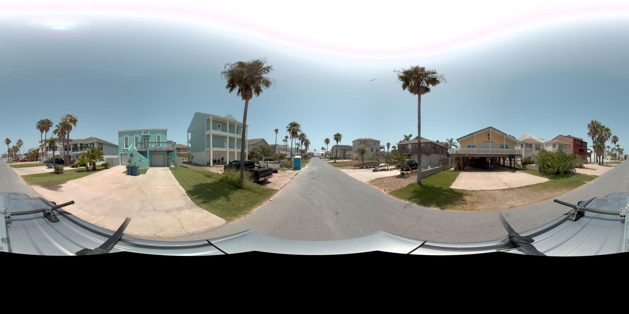 Street view near The Red Parrot Duplex, South Padre Island — © rking (CC BY-SA · Mapillary)