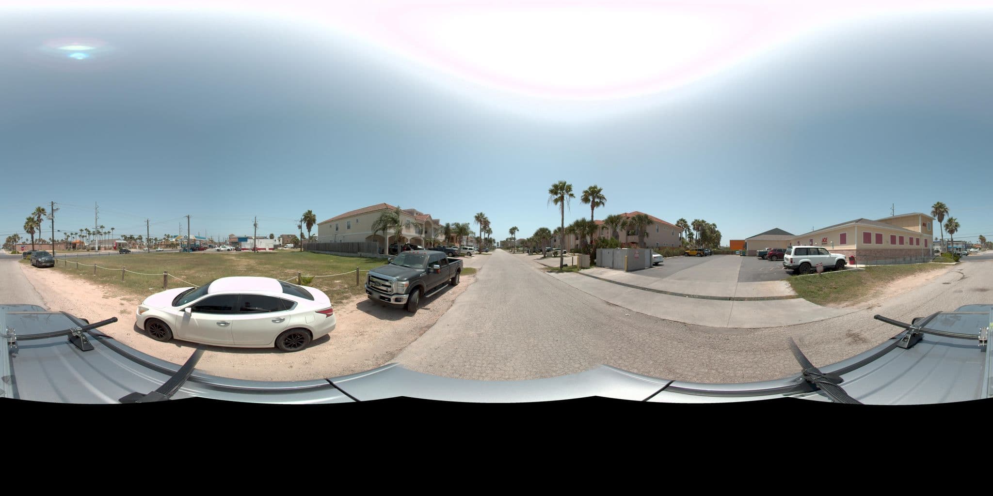 Street view near Ocean Garden Condos, South Padre Island — © rking (CC BY-SA · Mapillary)