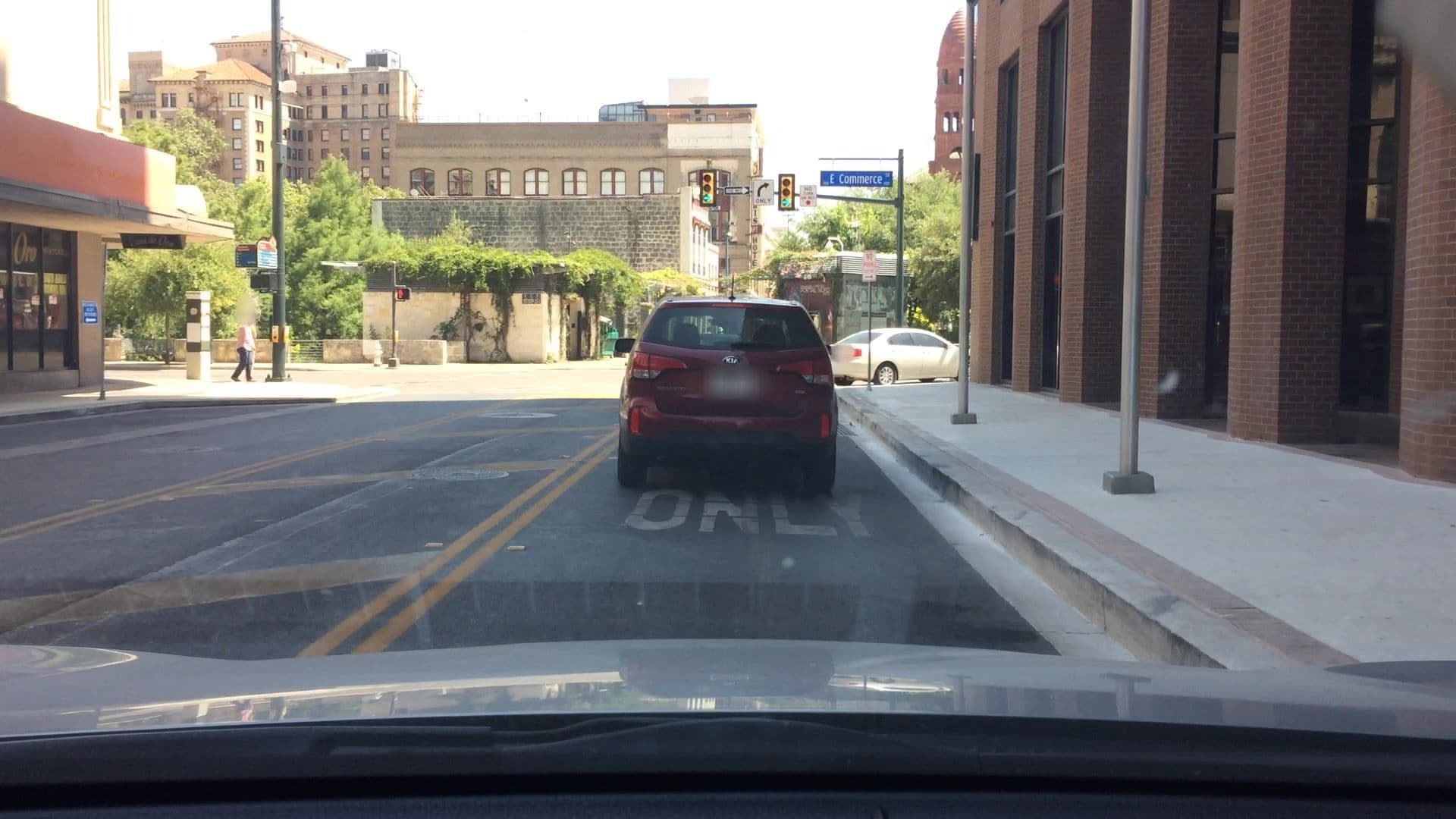 Street view near Element San Antonio Riverwalk, San Antonio — © lvl5 (CC BY-SA · Mapillary)