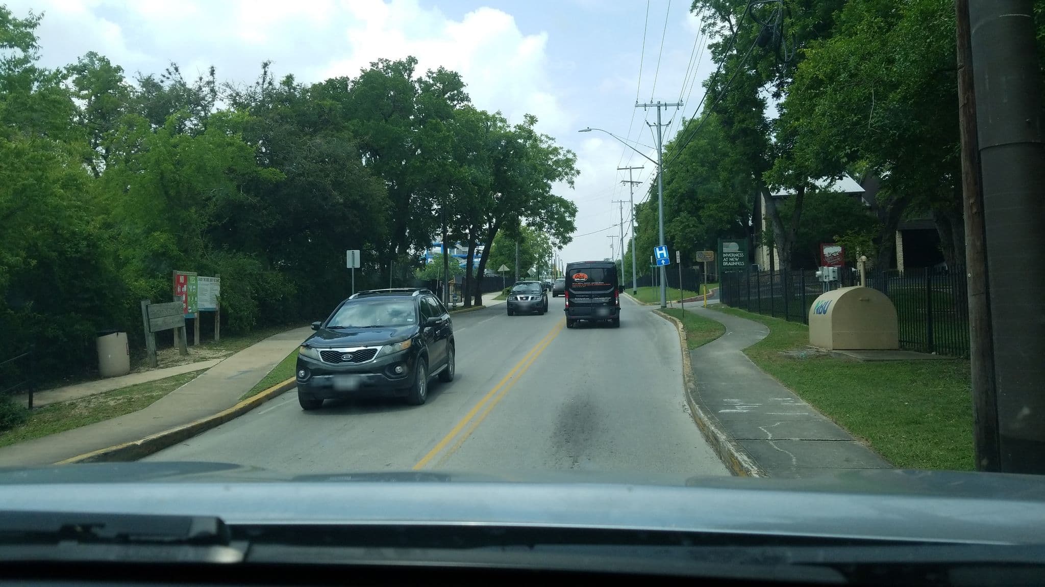 Street view near Bevo's Last Resort, New Braunfels — © crashhn (CC BY-SA · Mapillary)