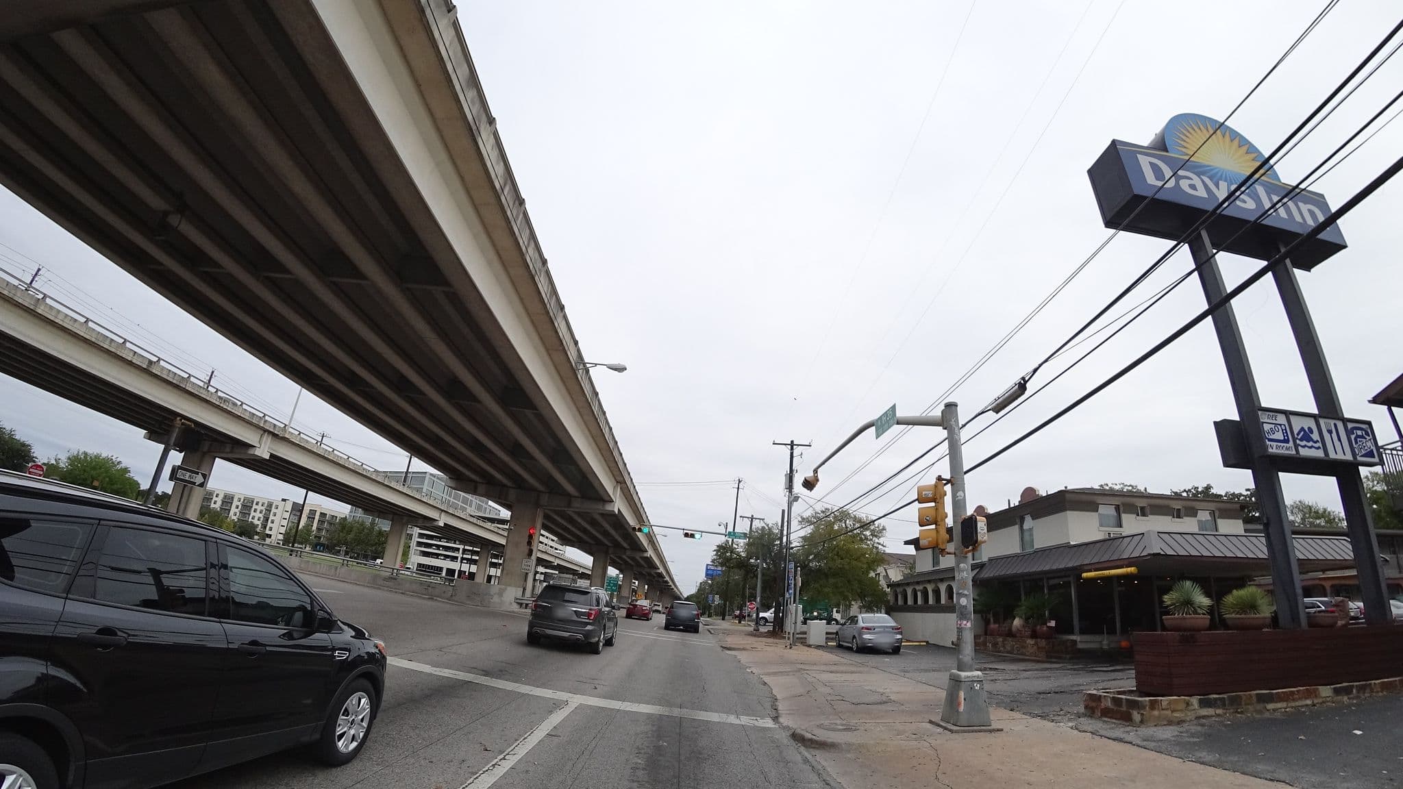 Street view near Days Inn Austin/University/Downtown, University of Texas — © mly_aus01 (CC BY-SA · Mapillary)