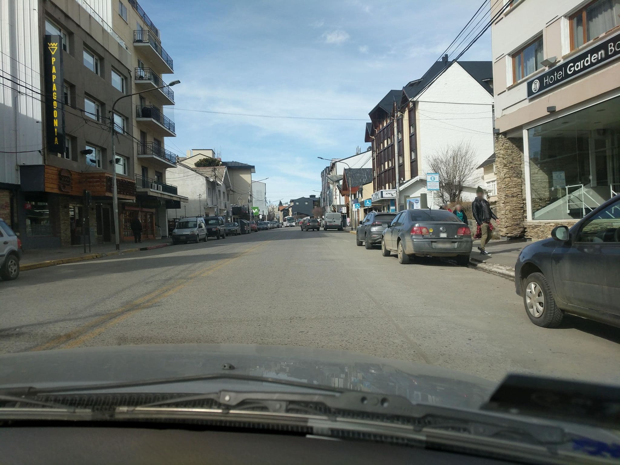 Street view near Hotel Nórdico, San Carlos de Bariloche