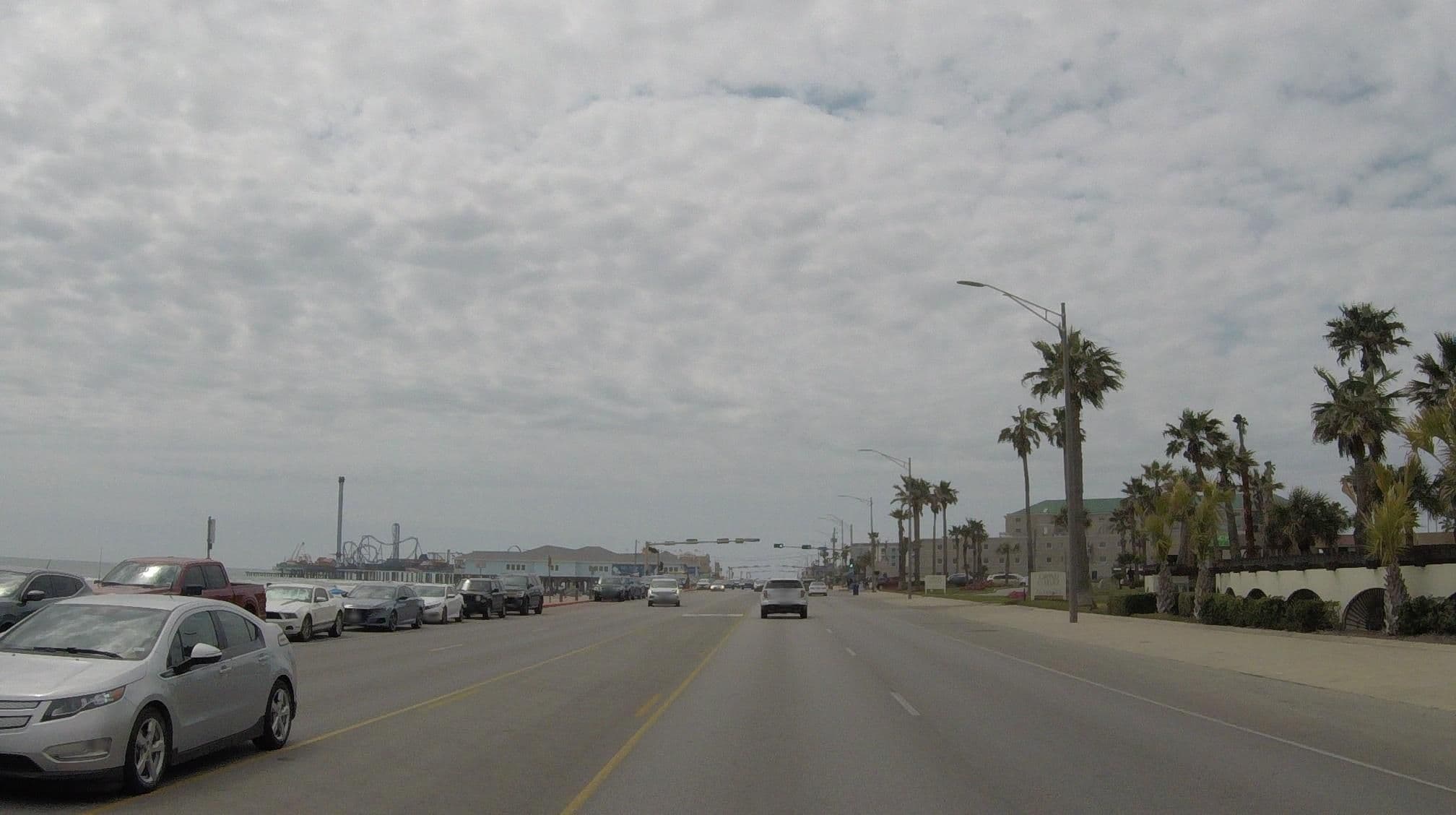 Street view near The Galvez Pool, Galveston — © raveneye (CC BY-SA · Mapillary)