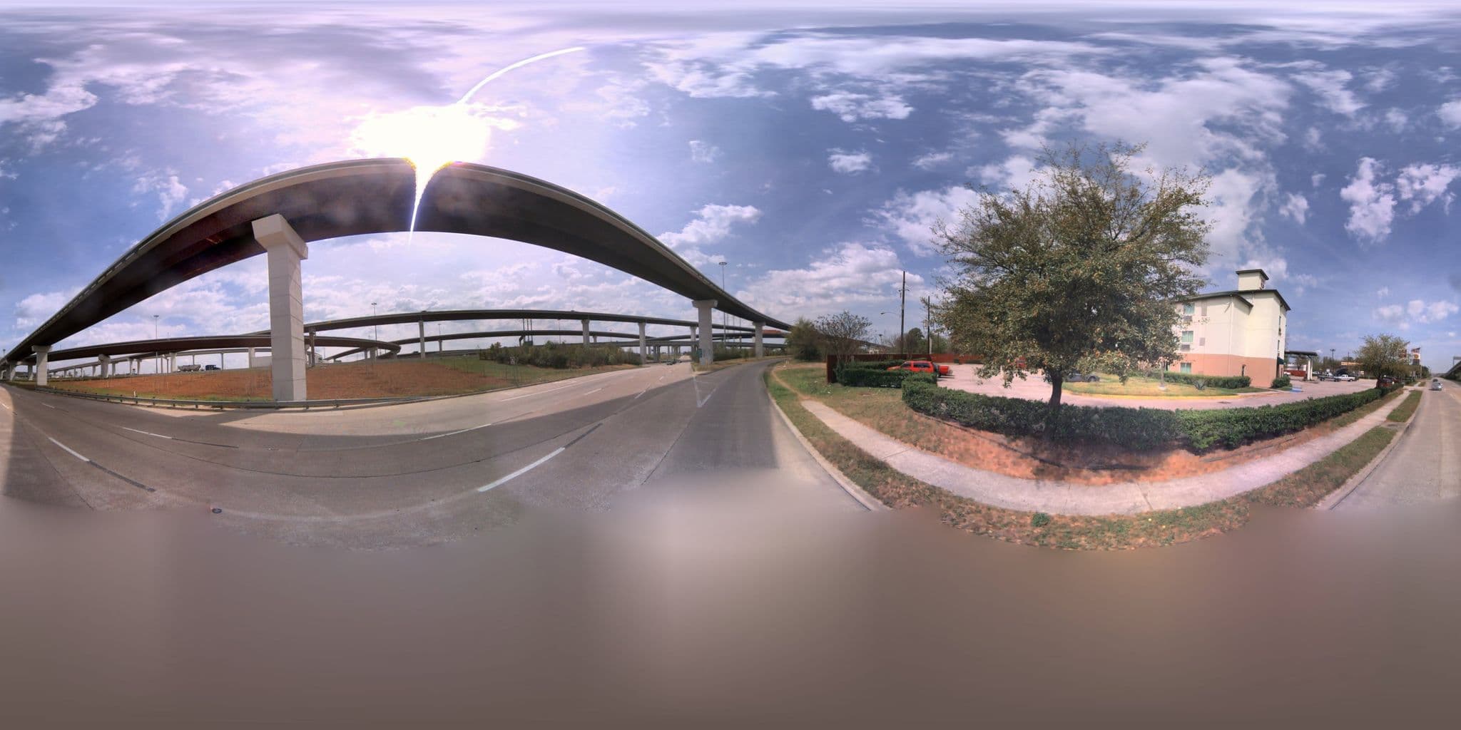 Street view near Motel 6, Humble — © microsoft (CC BY-SA · Mapillary)