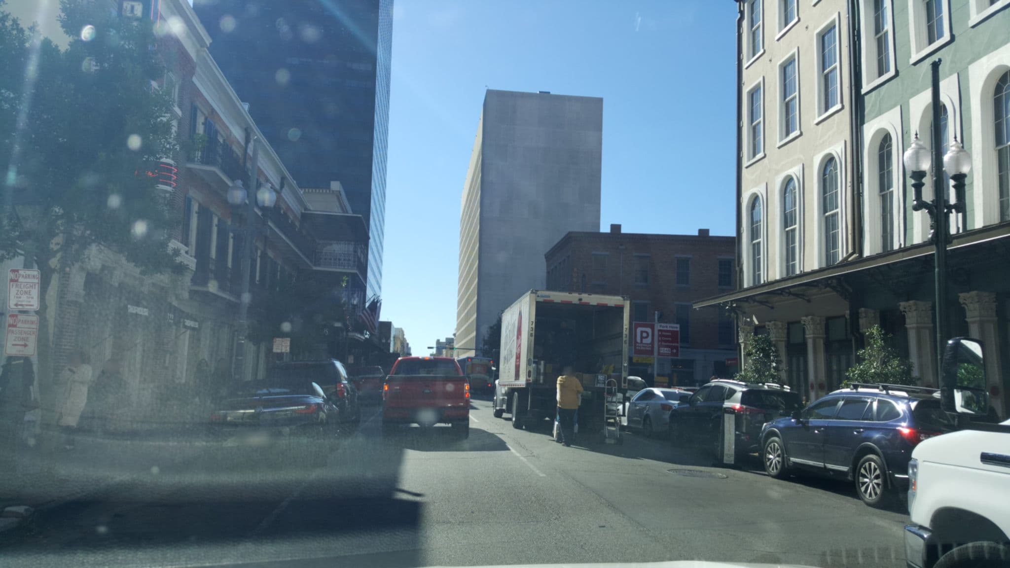 Street view near Saint James Hotel, New Orleans — © brenaone (CC BY-SA · Mapillary)