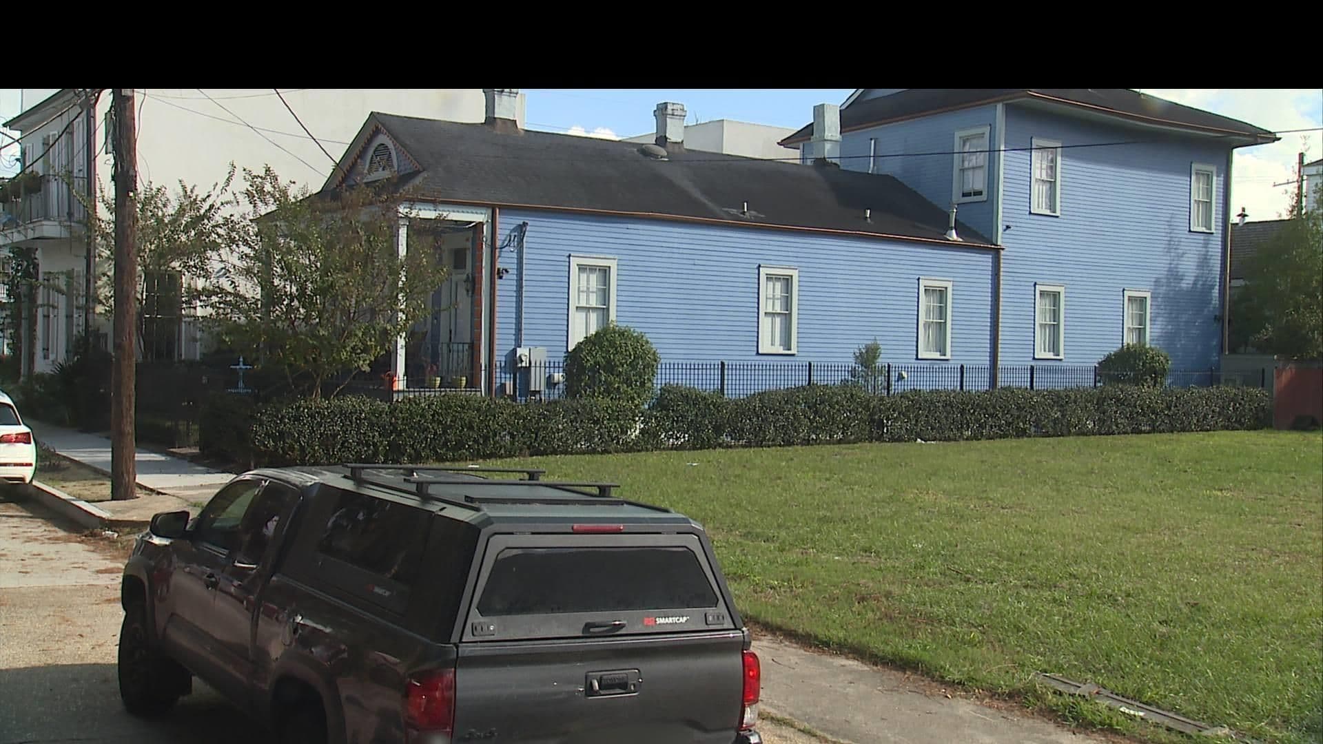 Street view near The Big Blue House in the Marigny, New Orleans — © 2023WR (CC BY-SA · Mapillary)
