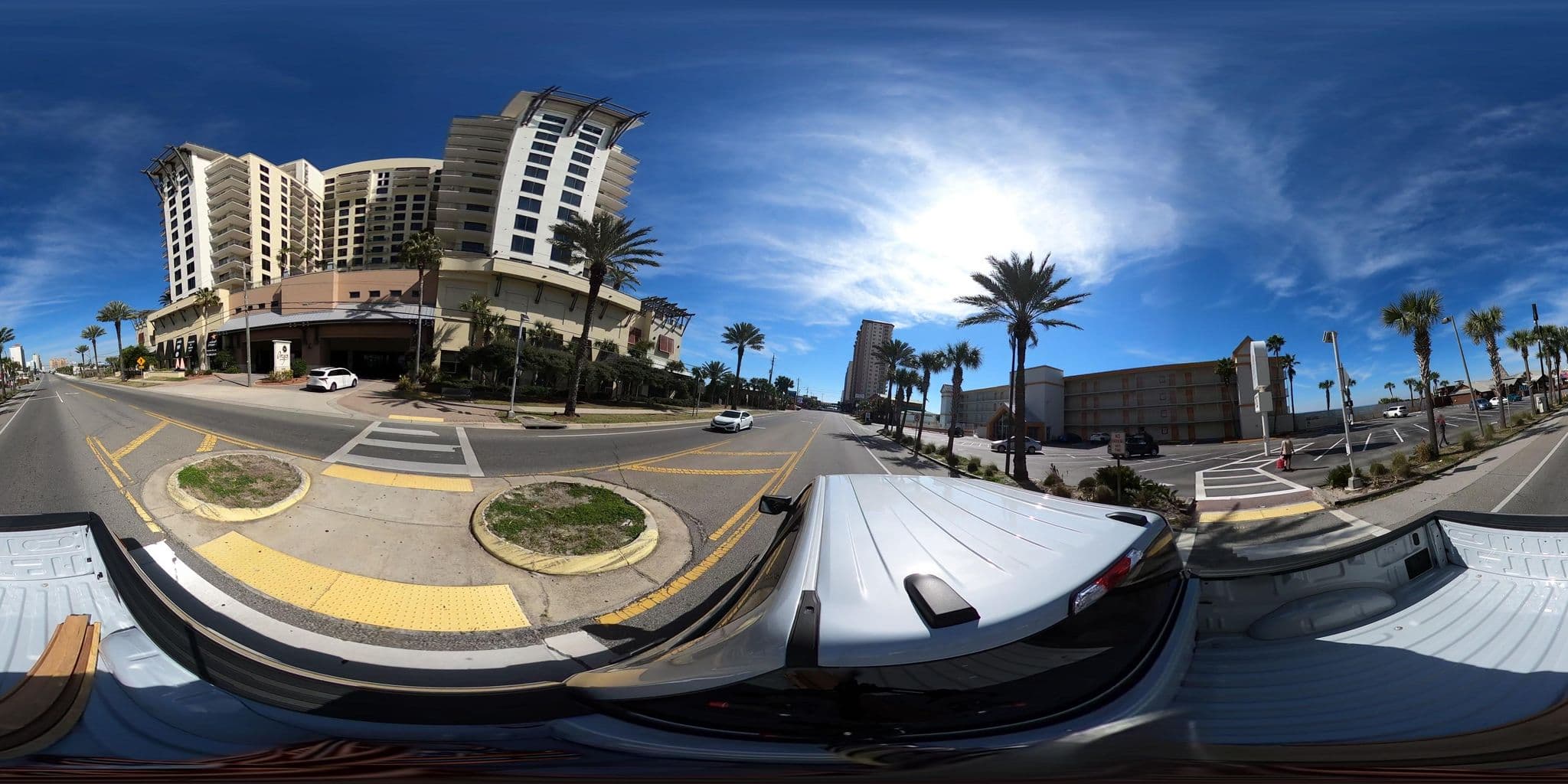 Street view near at the origin pool, Panama City Beach — © bchamberlain (CC BY-SA · Mapillary)