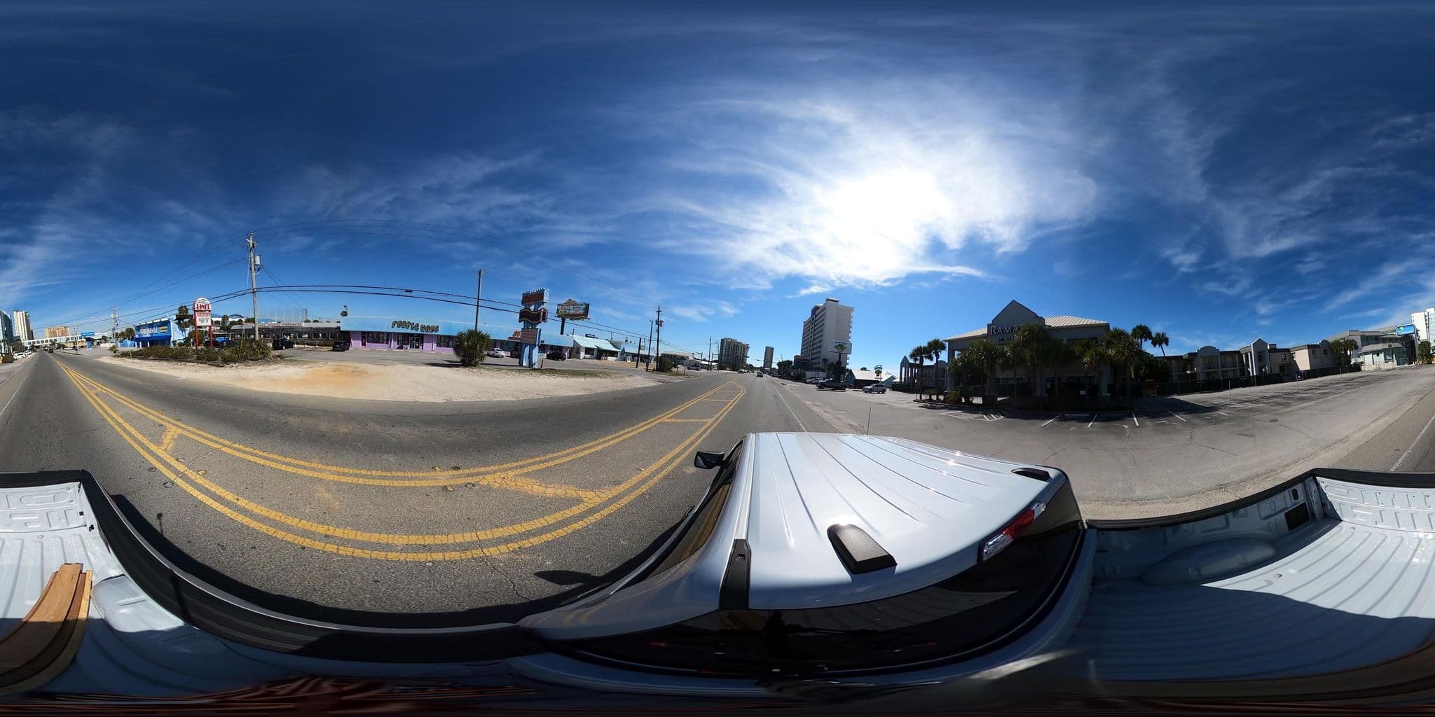 Street view near Beachbreak Hotel, Panama City Beach — © bchamberlain (CC BY-SA · Mapillary)